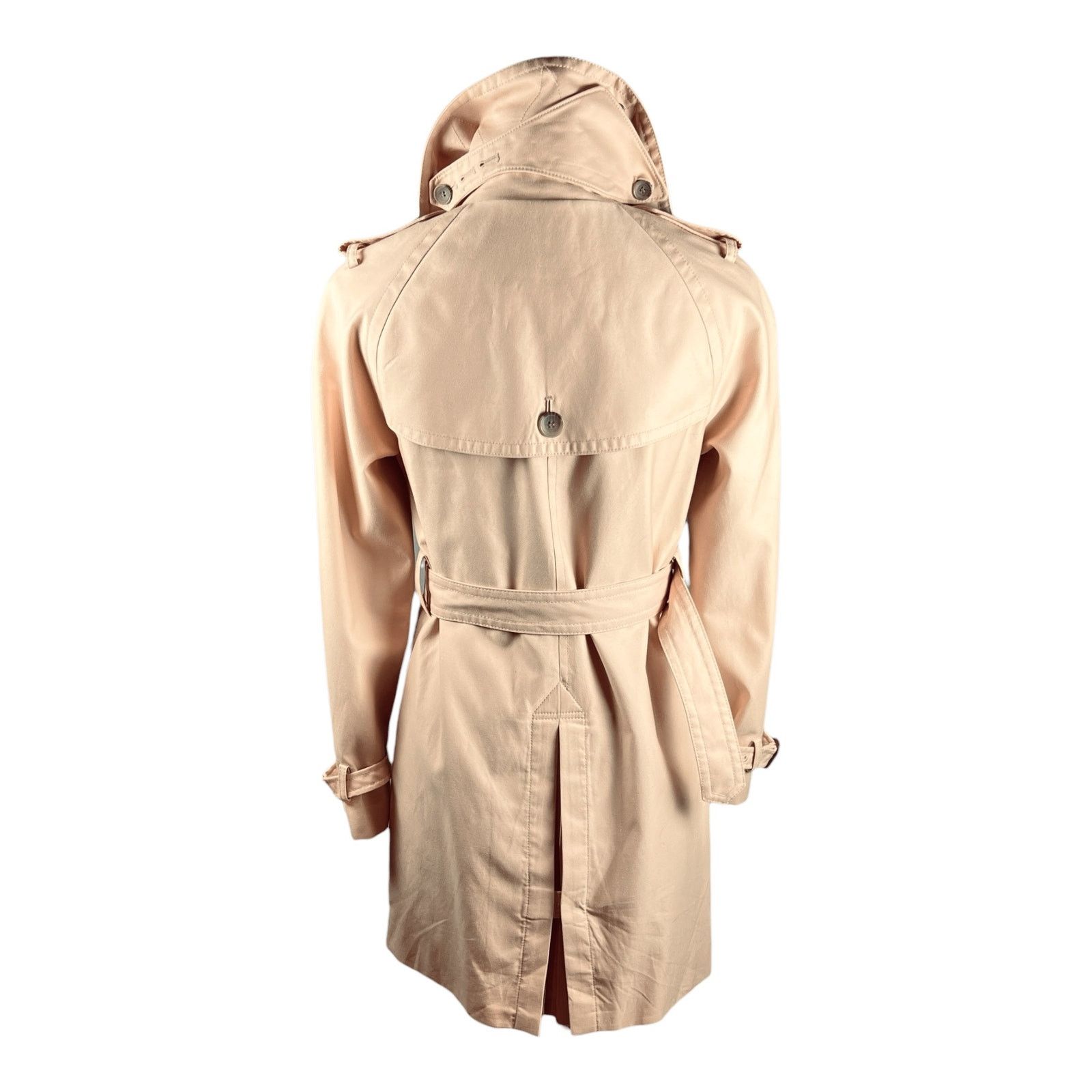 Coach Coach Quartz Pink Double Breasted Belted Trench Coat Size 4 Size S / US 4 / IT 40 - 4 Thumbnail