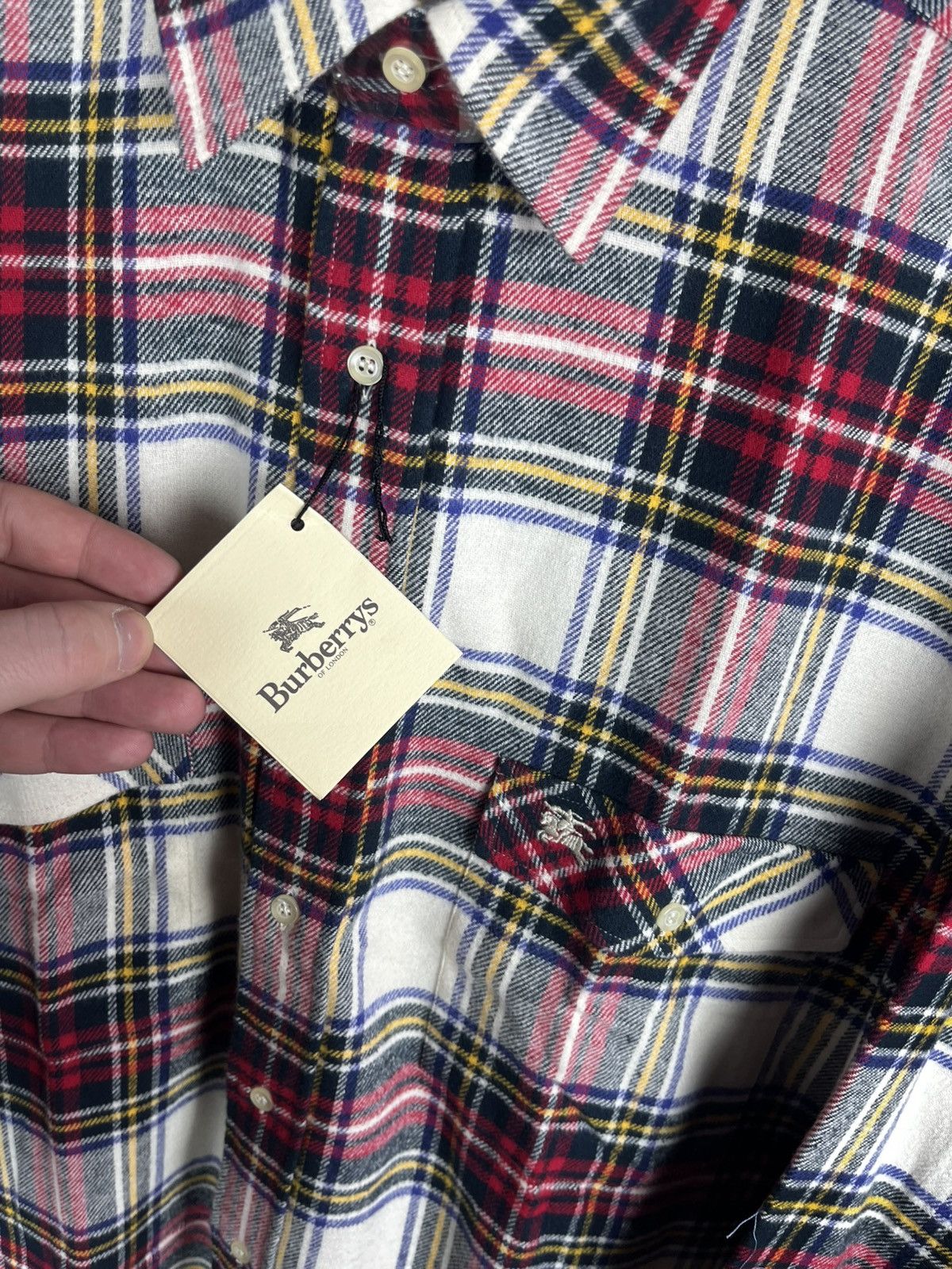 Burberry Burberrys mens button shirt size L vintage Size US L / EU 52-54 / 3 - 4 Thumbnail