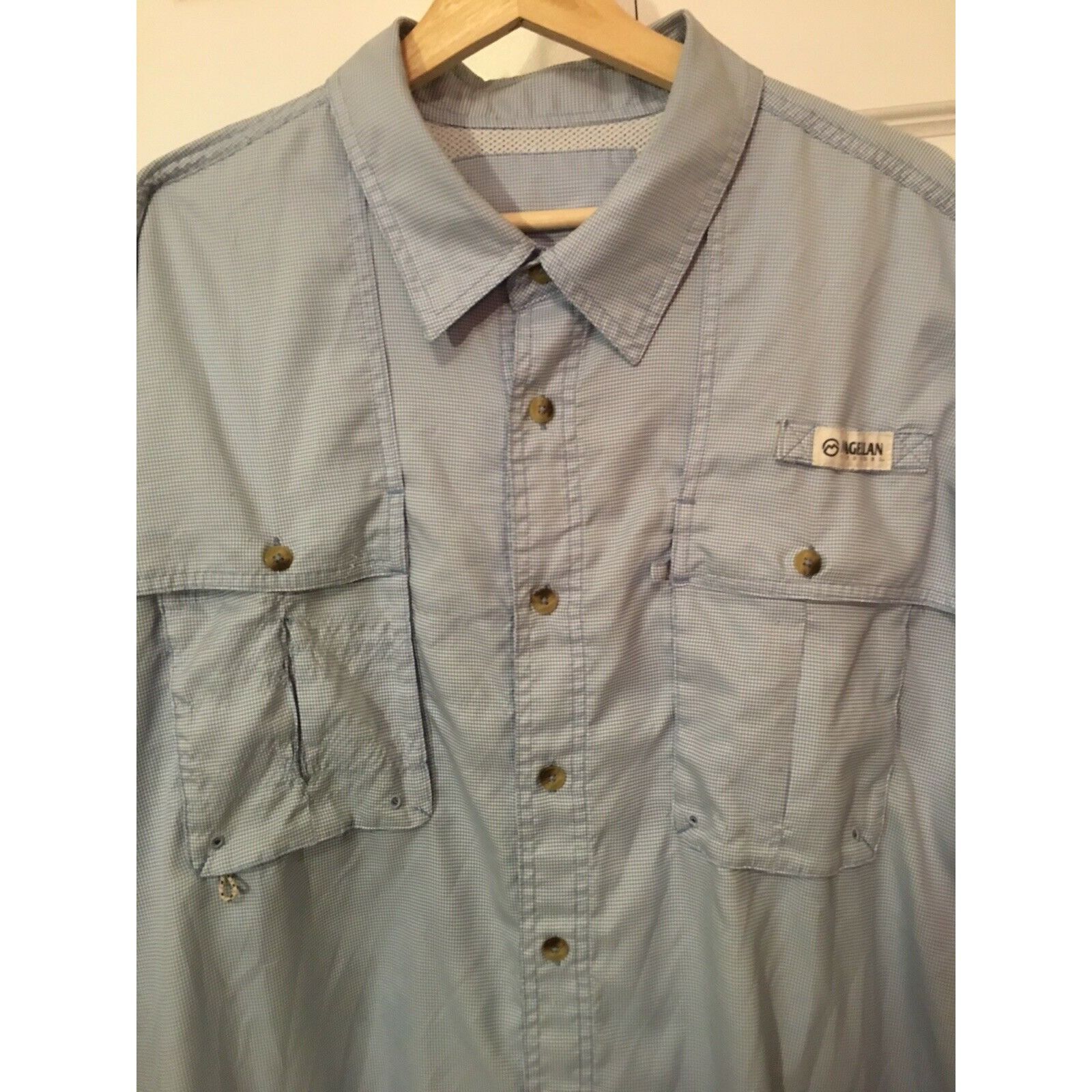 Other MAGELLAN OUTDOORS MEN’S Sz 2XL VENTED SHIRT BLUE Size US XXL / EU 58 / 5 - 3 Thumbnail