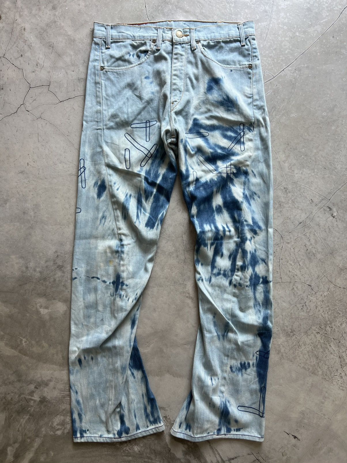 Levi's Rare Levis Engineered Twisted Jeans Tag W31 Actual 31x30.5 Size US 31 - 1 Thumbnail