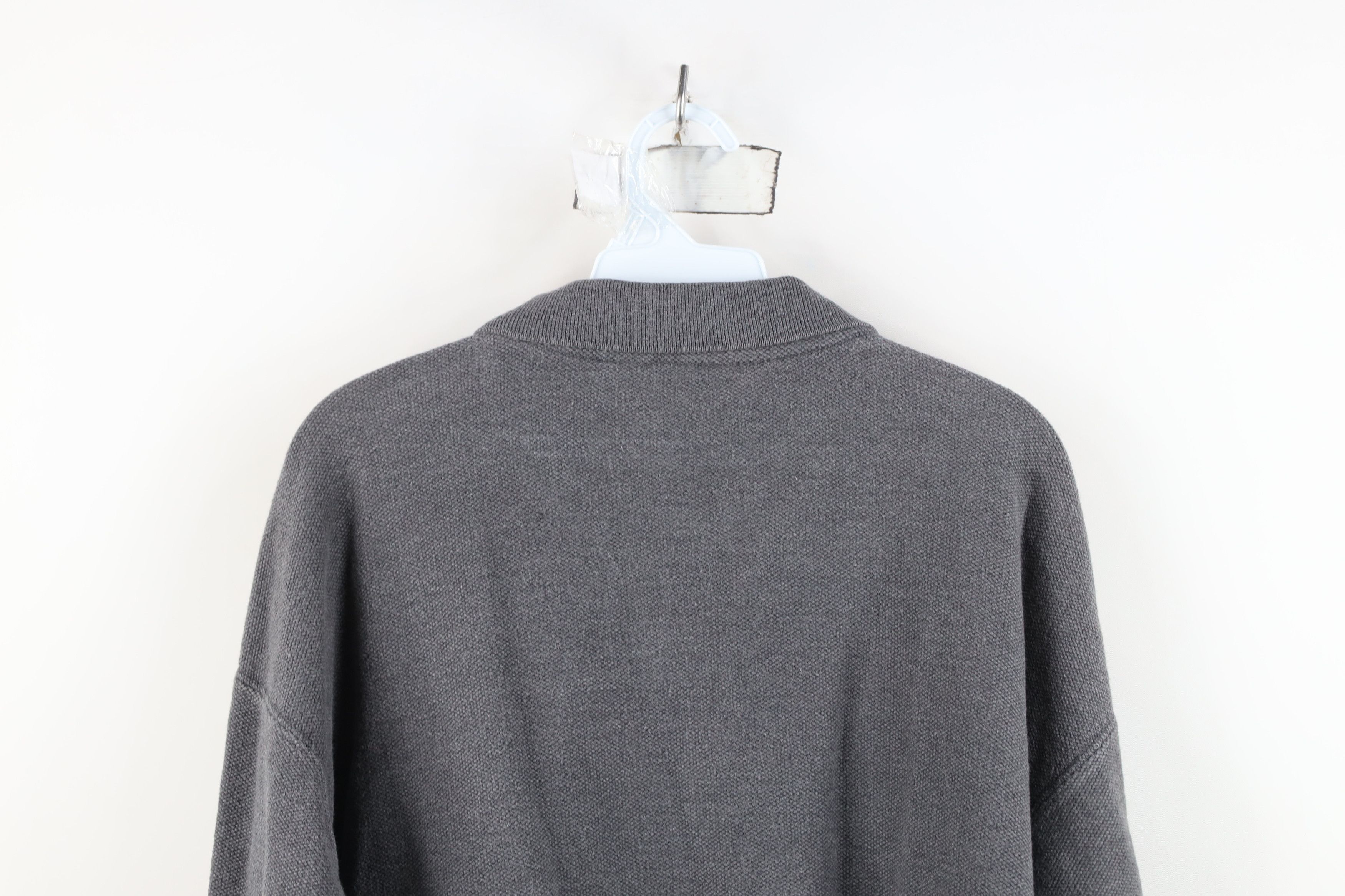 Lands' End Vintage 90s Lands End Heavyweight Weave Long Sleeve Polo USA Size US XL / EU 56 / 4 - 12 Thumbnail