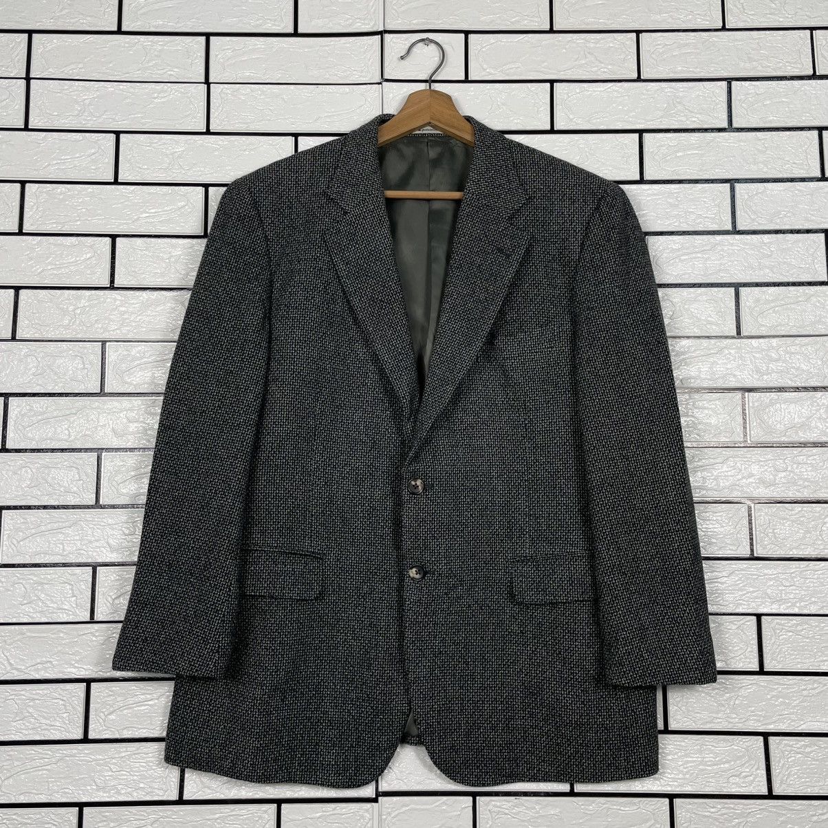 Aquascutum Aquascutum London Houndstooth Wool Blazer Size US M / EU 48-50 / 2 - 1 Thumbnail