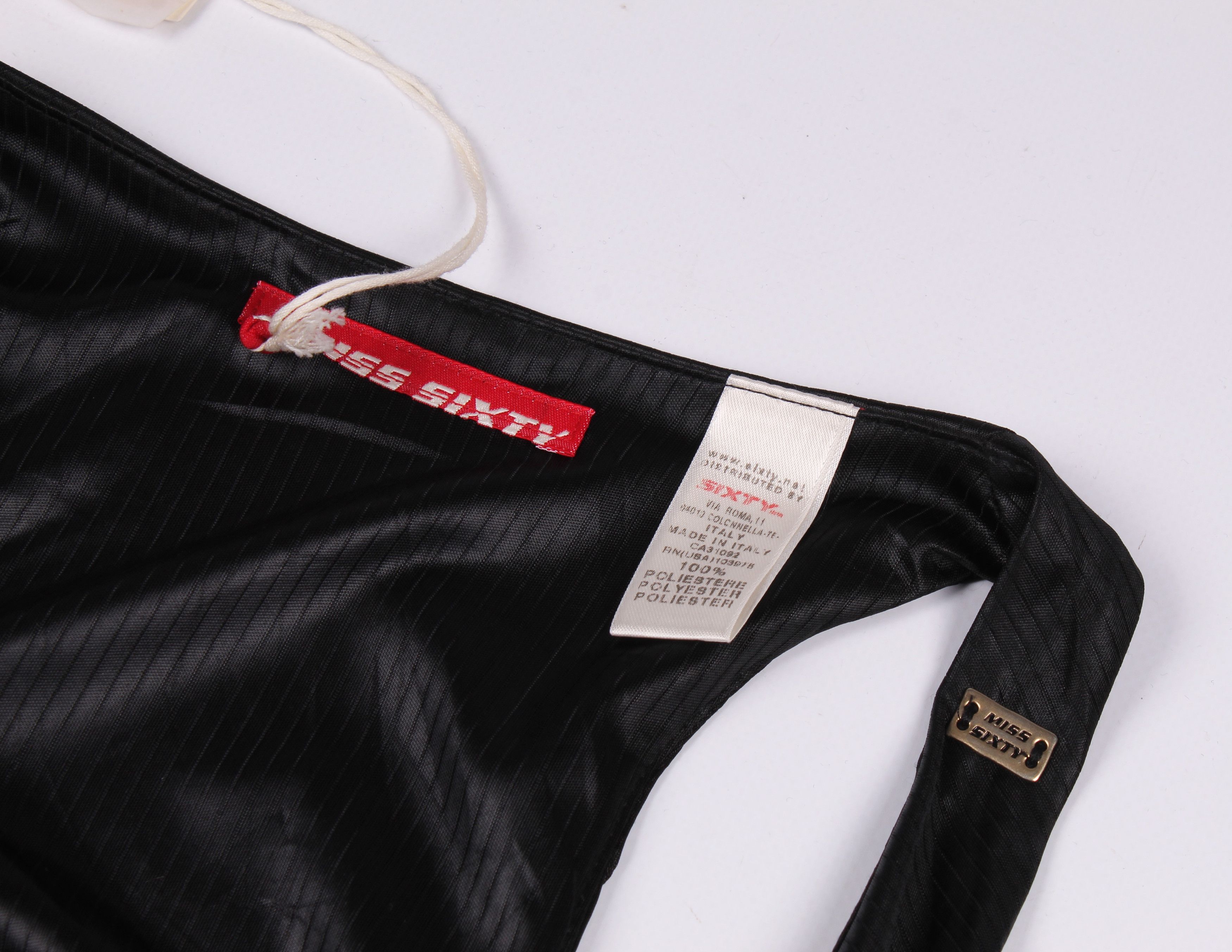 Miss Sixty × Vintage Miss Sixty Y2K Goth Grunge Bondage Mini Dress Size S / US 4 / IT 40 - 7 Thumbnail