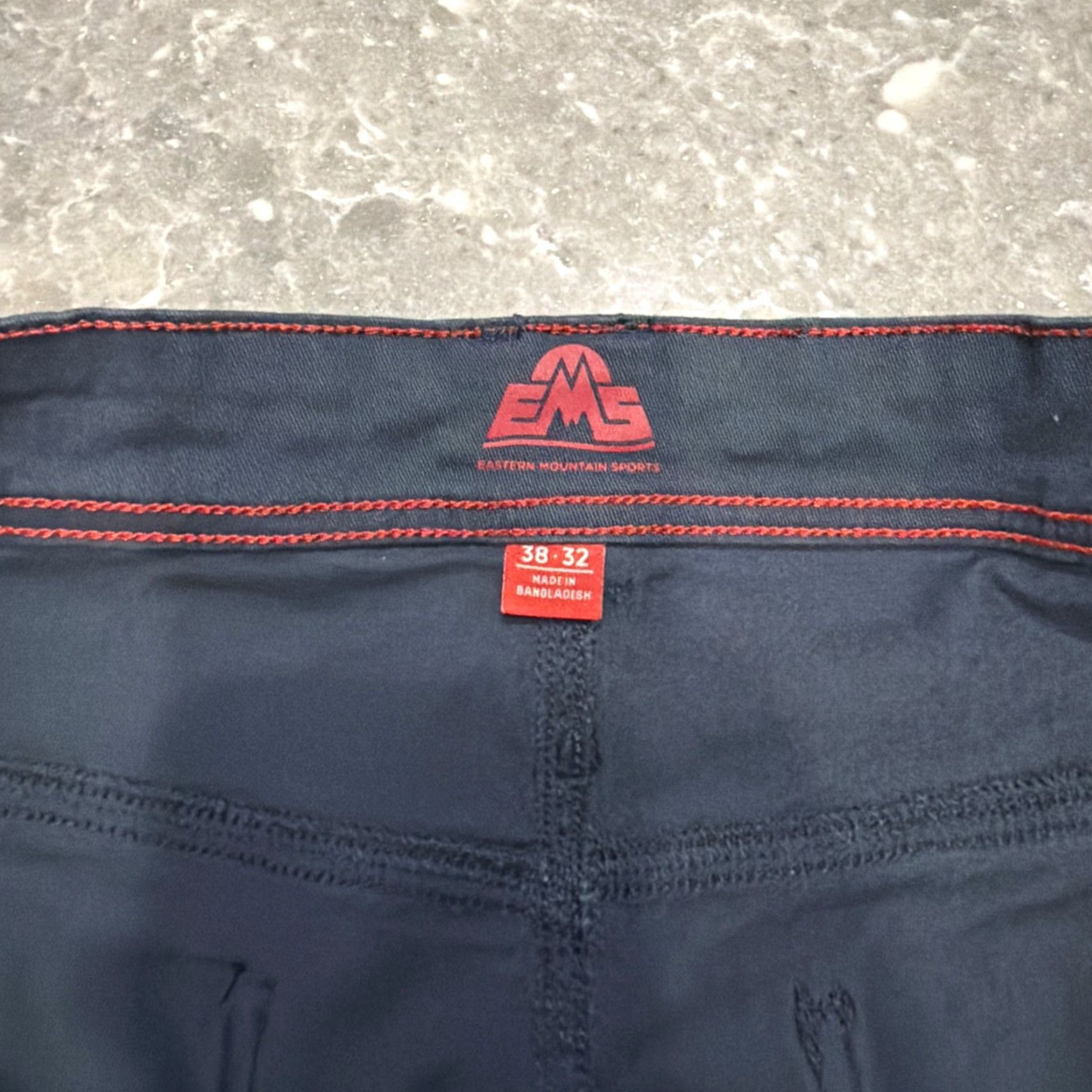 Eastern Mountain Sports EMS Hiking Trail Pants Mens 38x32 Blue Pants Size US 38 / EU 54 - 4 Thumbnail