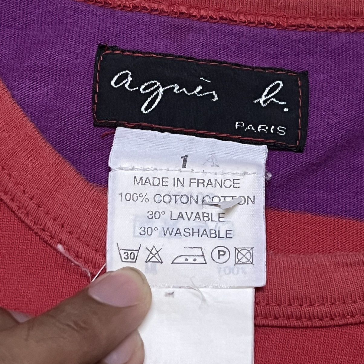 agnes b. Agnes B. Long Sleeve T shirt colour block Size S / US 4 / IT 40 - 6 Thumbnail