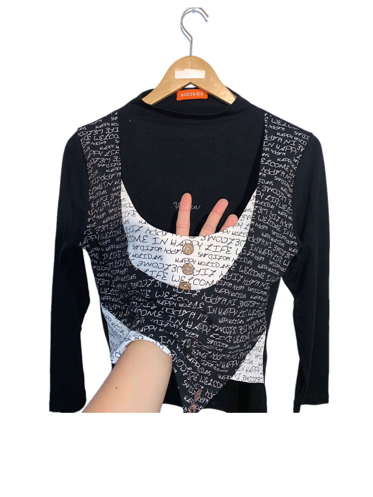 Hysteric Glamour Japanese brand vintage Sugita bis longsleeve Size M / US 6-8 / IT 42-44 - 3 Thumbnail