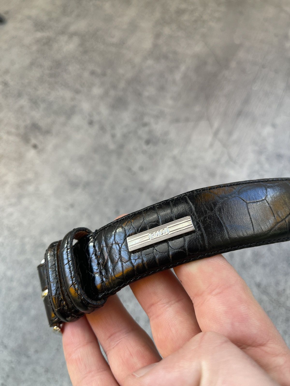 Polo Ralph Lauren Leather belt POLO RALPH LAUREN black unisex Size ONE SIZE - 3 Thumbnail