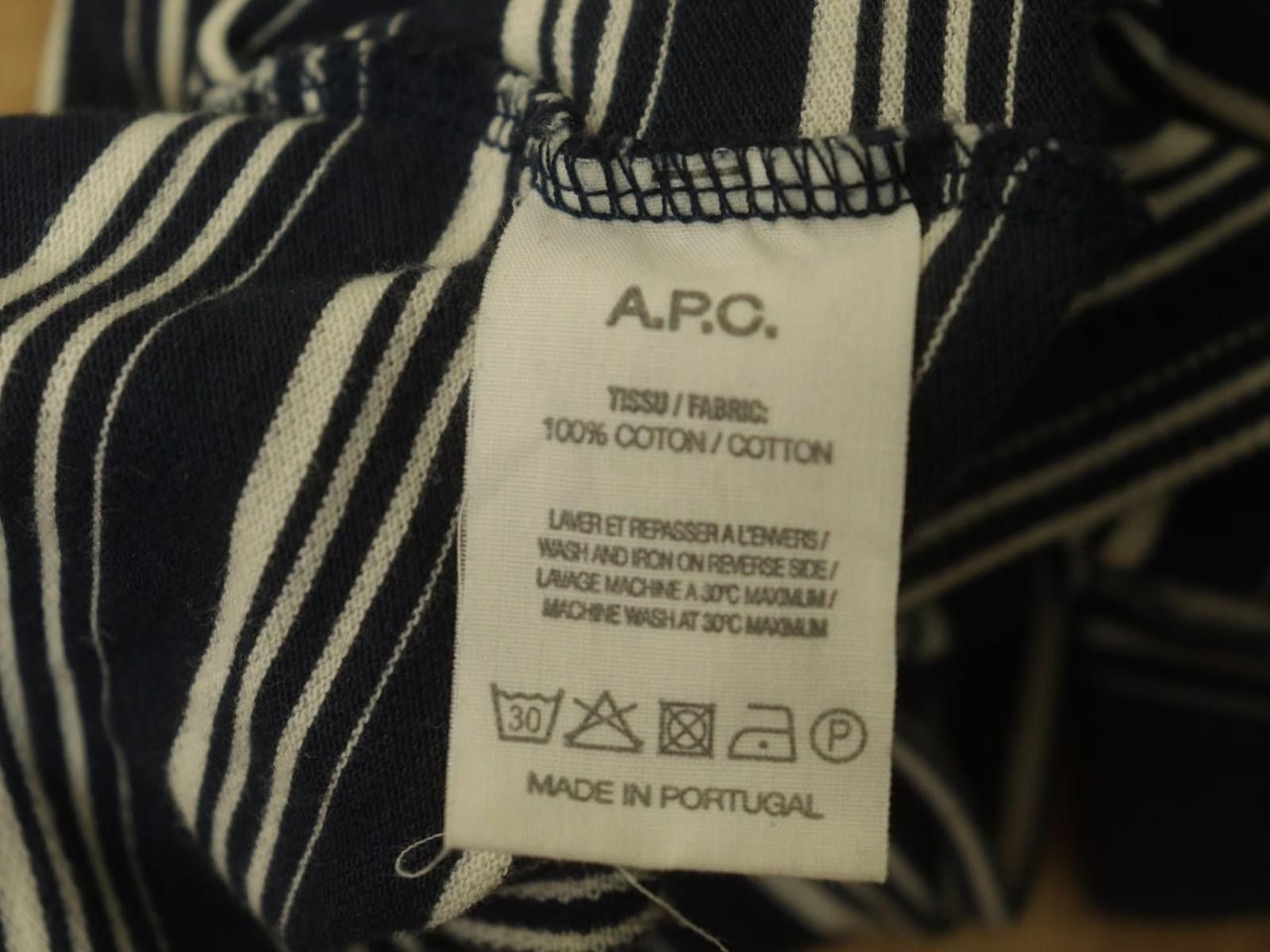 A.P.C. A.P.C. Multi Striped 100% Cotton Collared Polo Shirt Size M Size US M / EU 48-50 / 2 - 6 Thumbnail