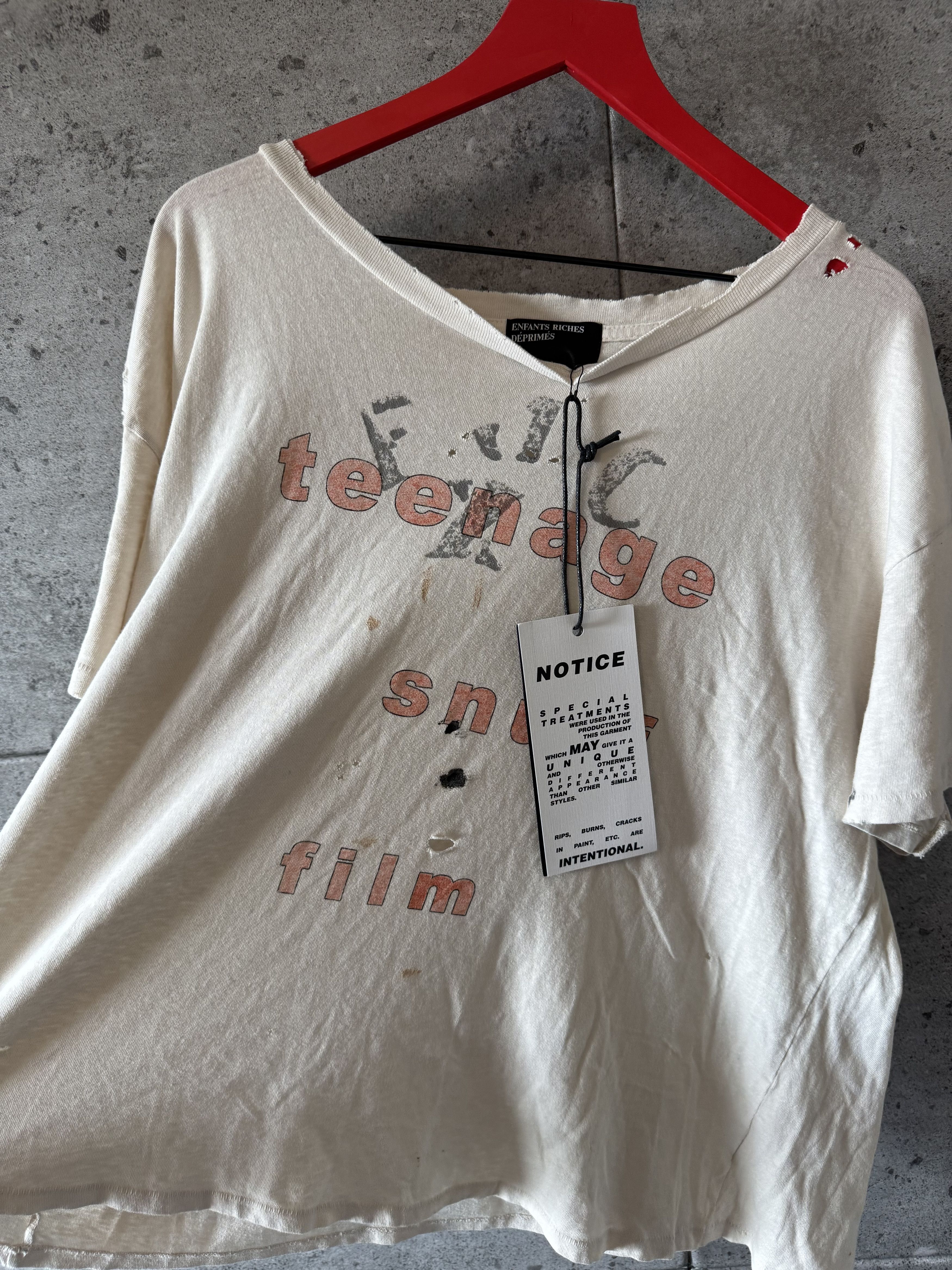 Enfants Riches Deprimes Enfants riches deprimes teenage snuff thrashed t shirt Size US XL / EU 56 / 4 - 3 Thumbnail