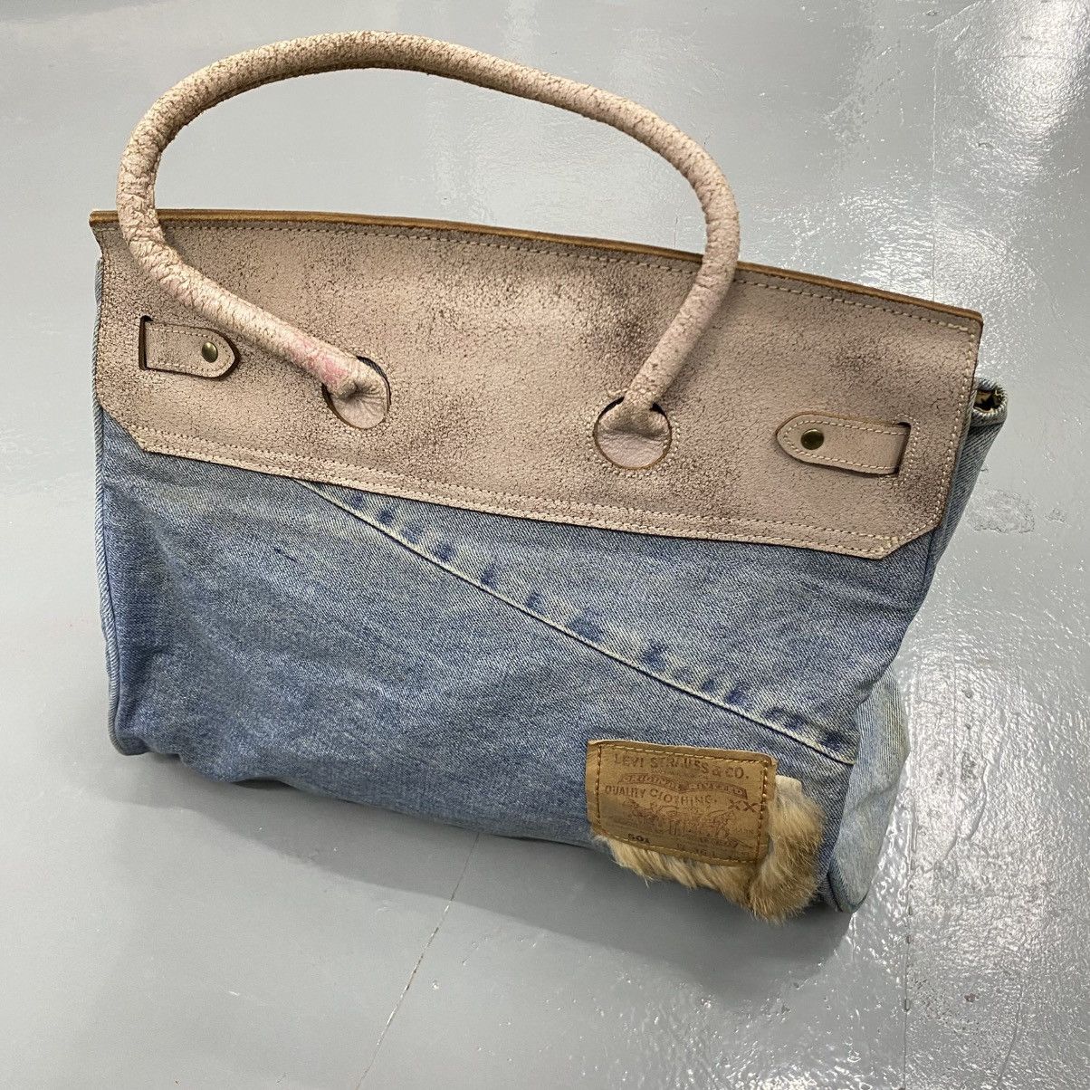If Six Was Nine Vintage Rare LgB If Six Was Nine Denim Handbag Archive Punk Size ONE SIZE - 3 Thumbnail