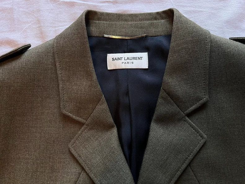 Saint Laurent Paris Saint Laurent Paris Military Green Palace Jacket-2506 Size US L / EU 52-54 / 3 - 3 Thumbnail
