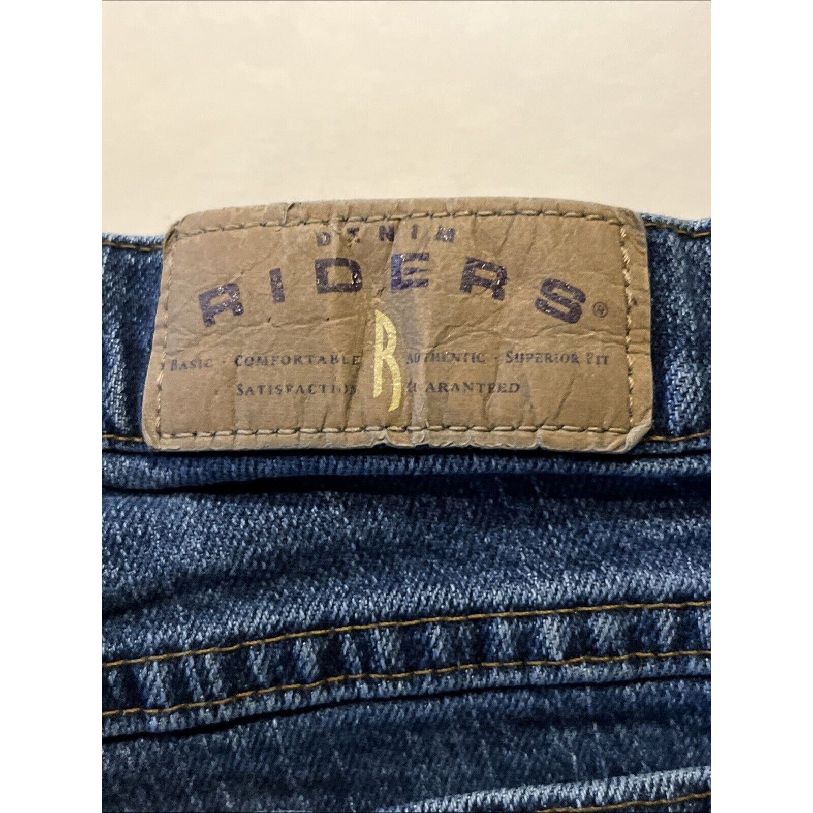 Other Vintage Denim Riders Blue Jeans Women’s Size 10P 28x29 Fit Size 28" / US 6 / IT 42 - 14 Thumbnail