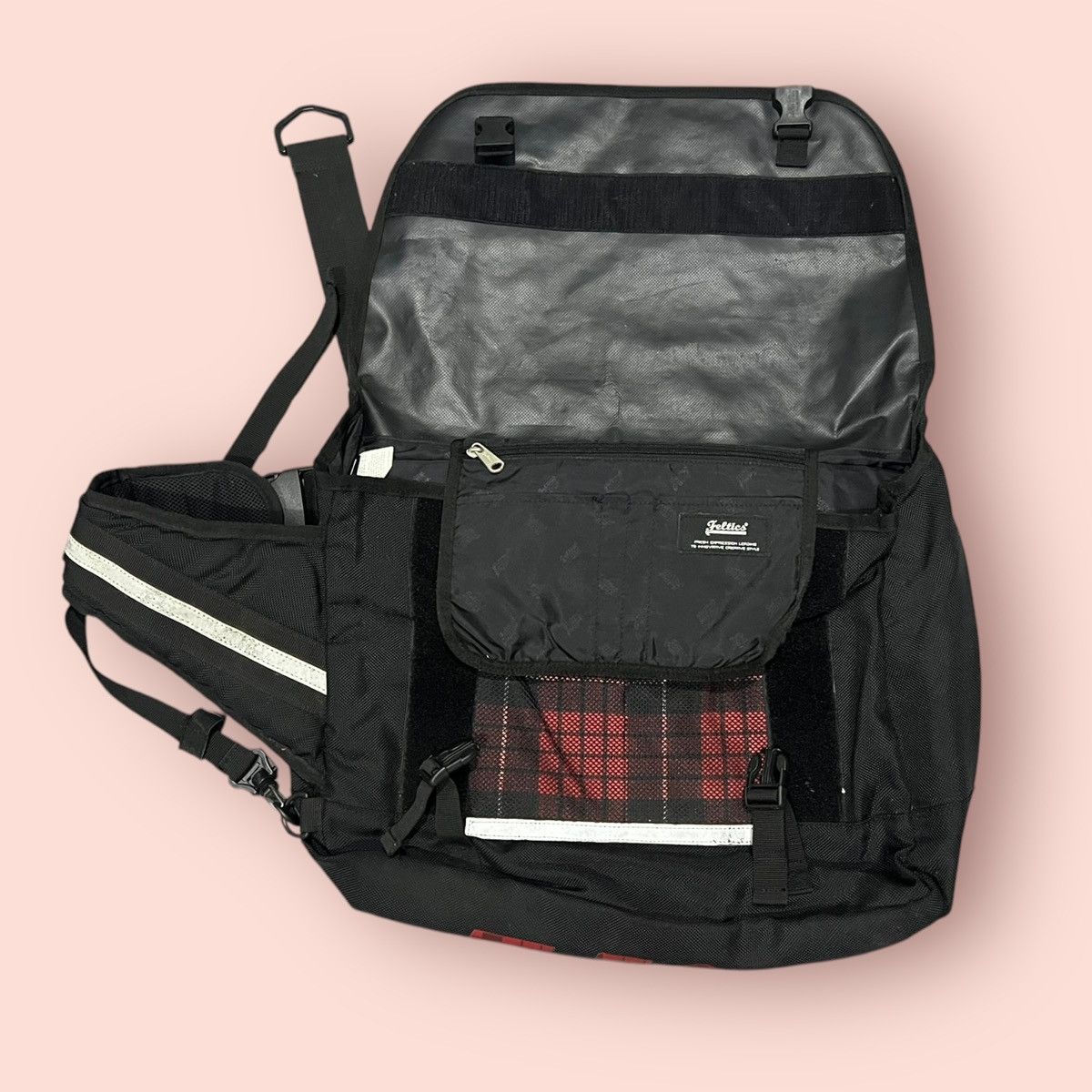 Bicycle × Japanese Brand VINTAGE FELTICS BICYCLE TRI-HARNESS BODYBAG RUCKSACK Size ONE SIZE - 19 Thumbnail