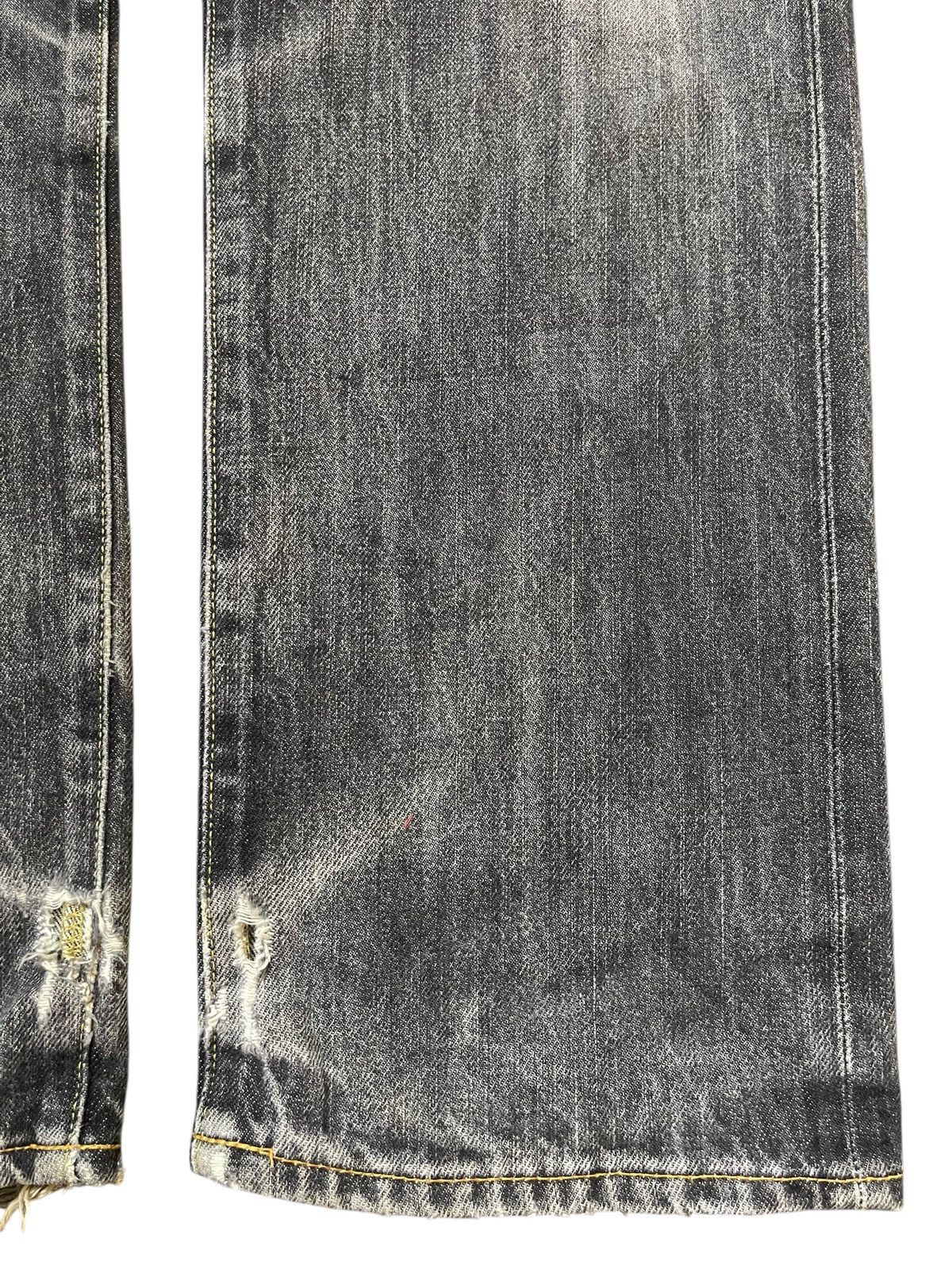 Uniqlo Vintage Japanese Uniqlo Selvedge Faded Stone Wash Distressed Size US 35 - 9 Thumbnail