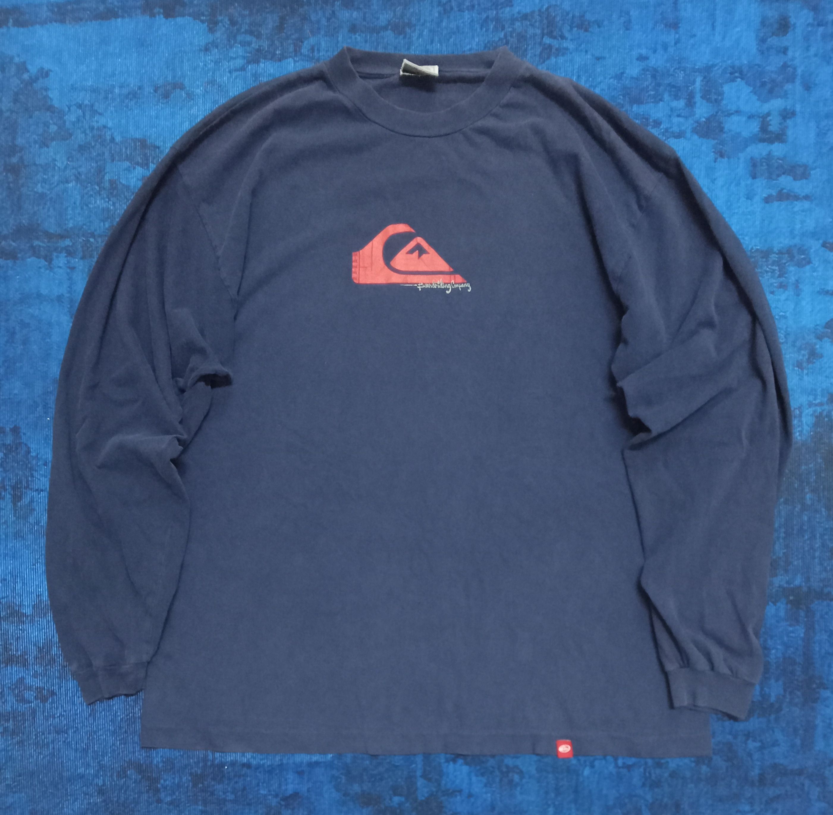 Quiksilver Quiksilver Centre Logo Rare Vintage Long Sleeve T Shirt Size US L / EU 52-54 / 3 - 1 Thumbnail
