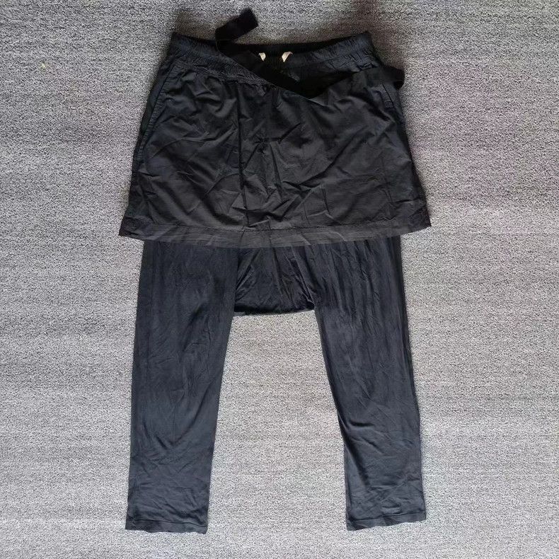 Rick Owens Rick Owens Rick Owens Skirt Pants S Size Black-2507 Size US 30 / EU 46 - 1 Thumbnail