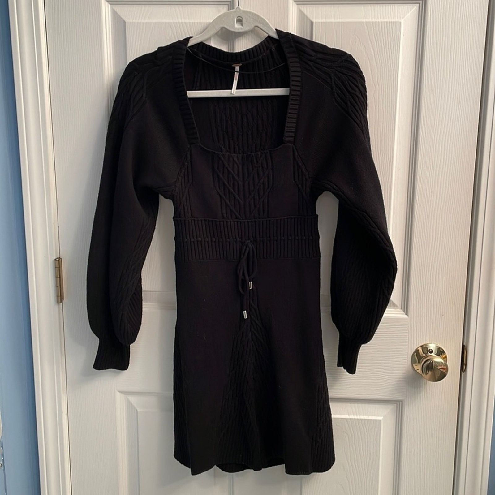 Free People Free People Emiline sweater dress puff sleeve small Size S / US 4 / IT 40 - 3 Thumbnail