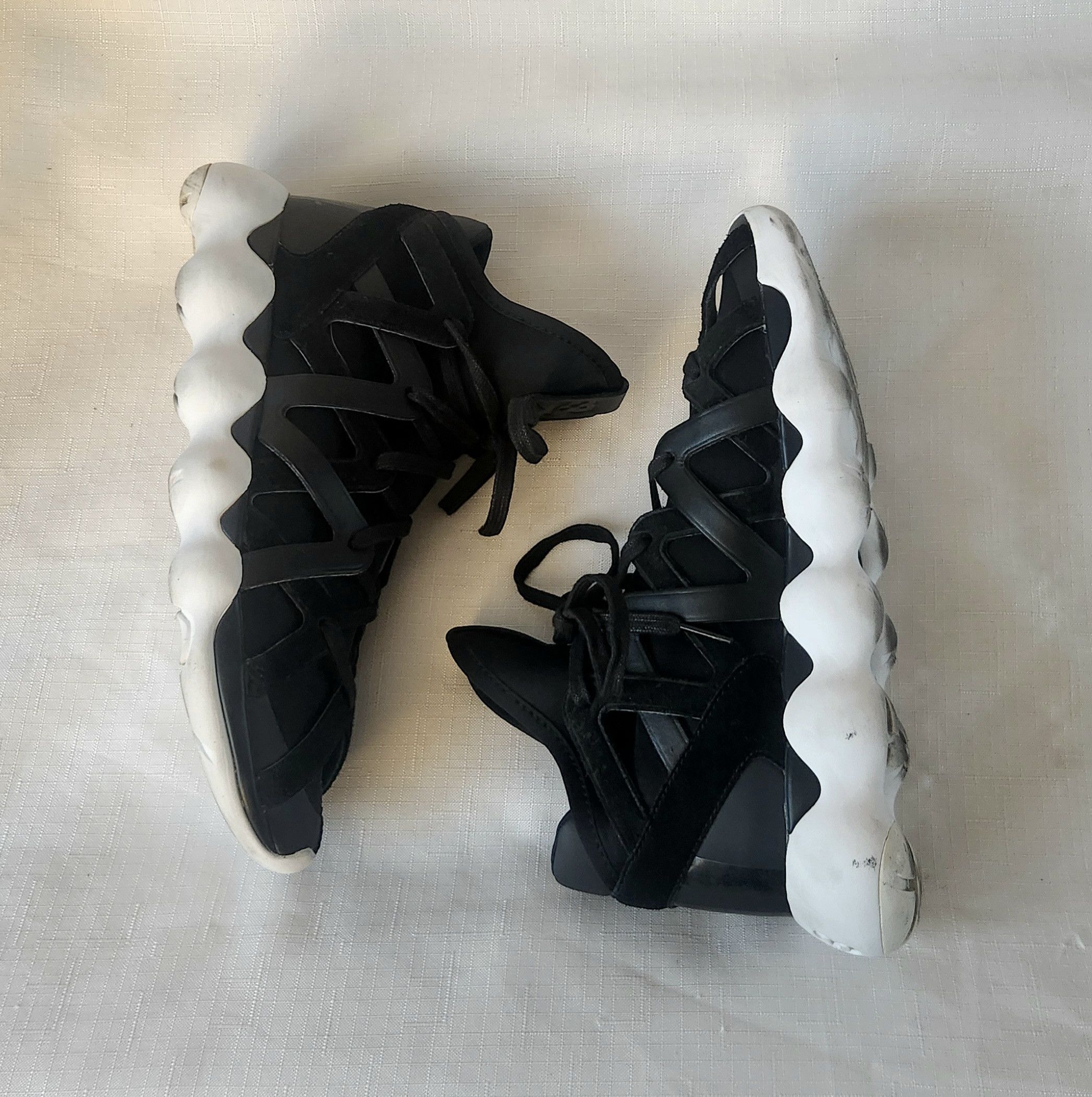 Adidas Adidas Y-3 Kyojo High Yohji Yamamoto Black Sneakers BB4739 Size US 8 / EU 41 - 6 Thumbnail