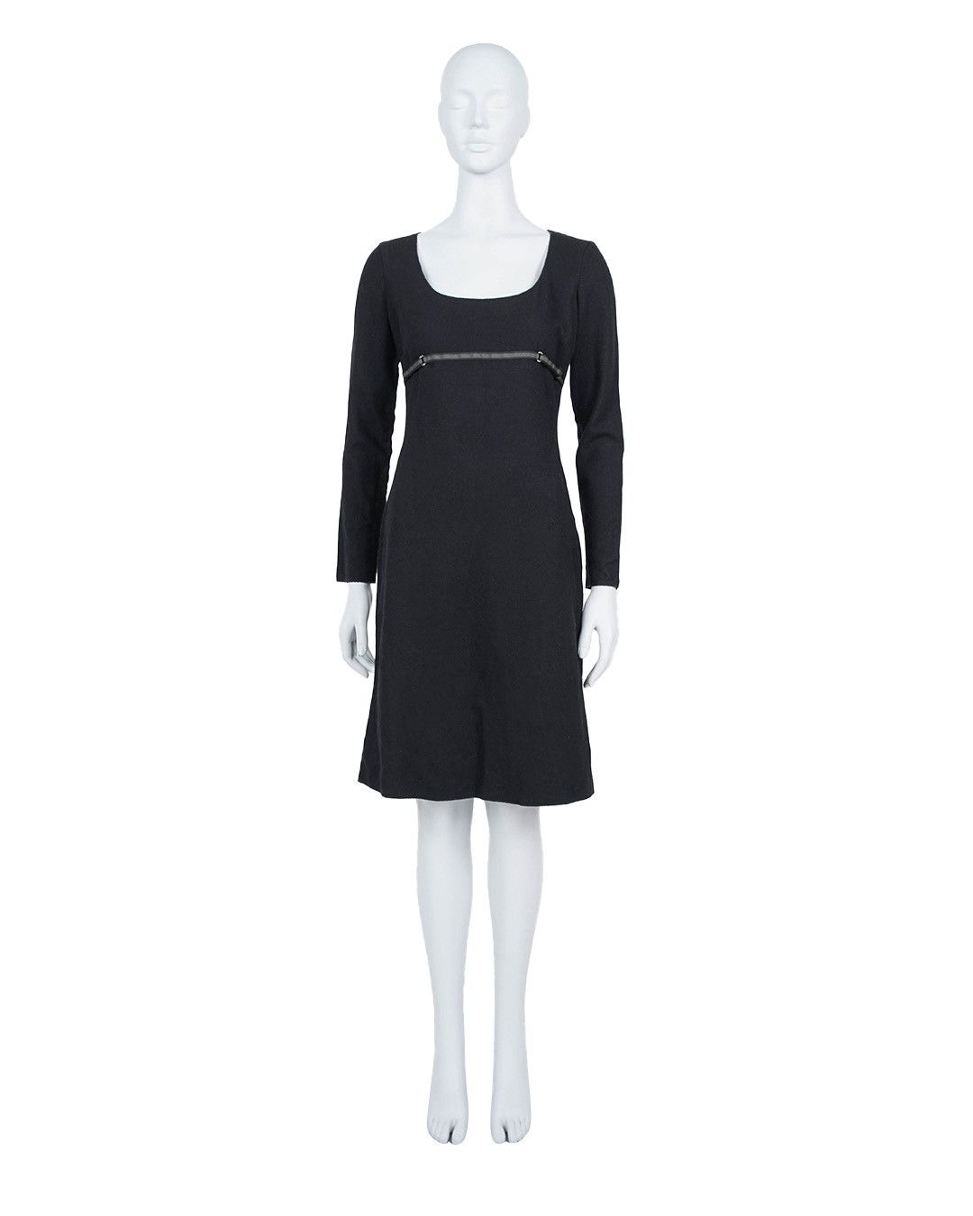 Miu Miu Miu Miu S/S2000 Belted Wool Dress Size S / US 4 / IT 40 - 1 Thumbnail