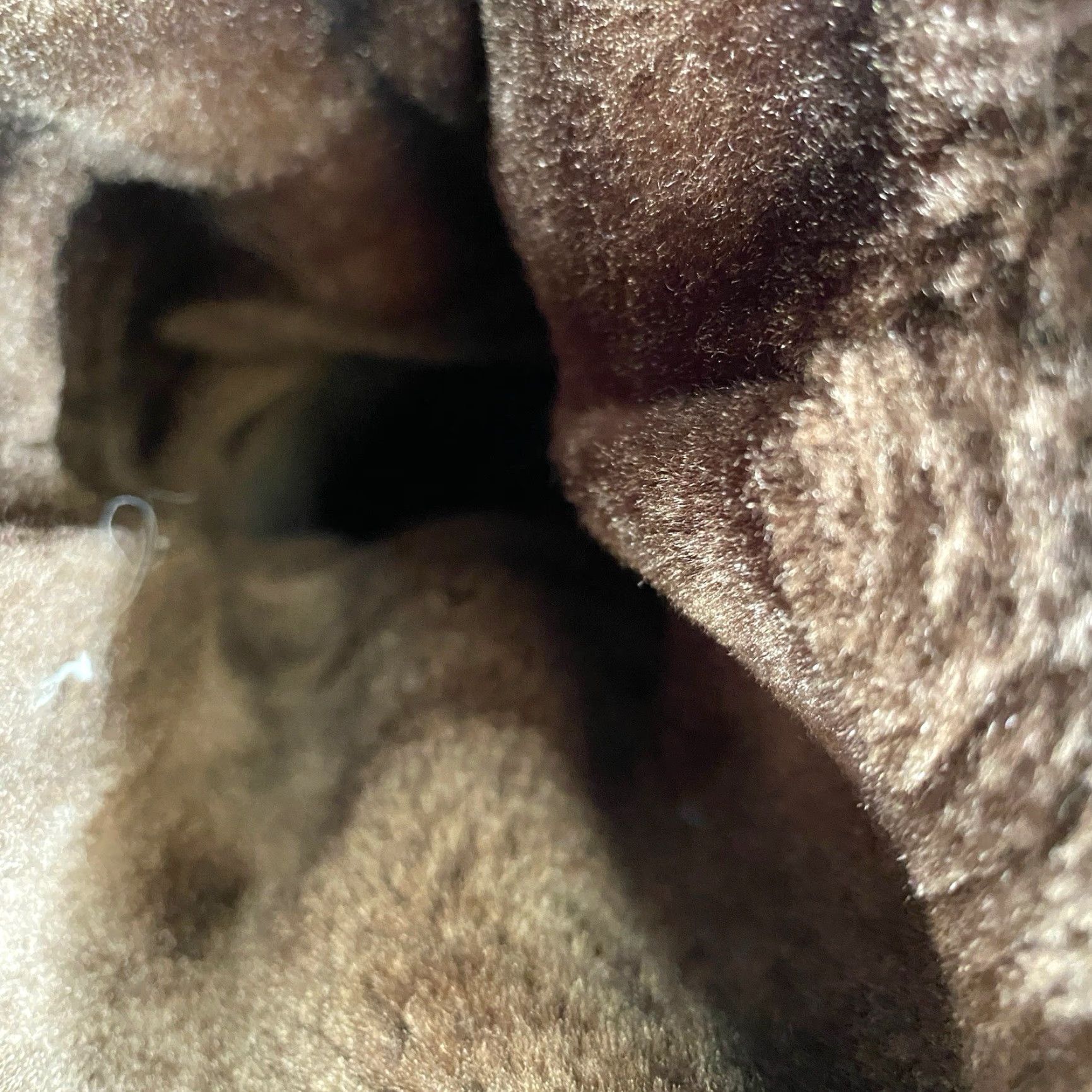 VINTAGE Minnetonka Women's Boot Brown Faux Fur Suede Bootie Size 8 Mid-Calf Warm Cozy Boots Womens