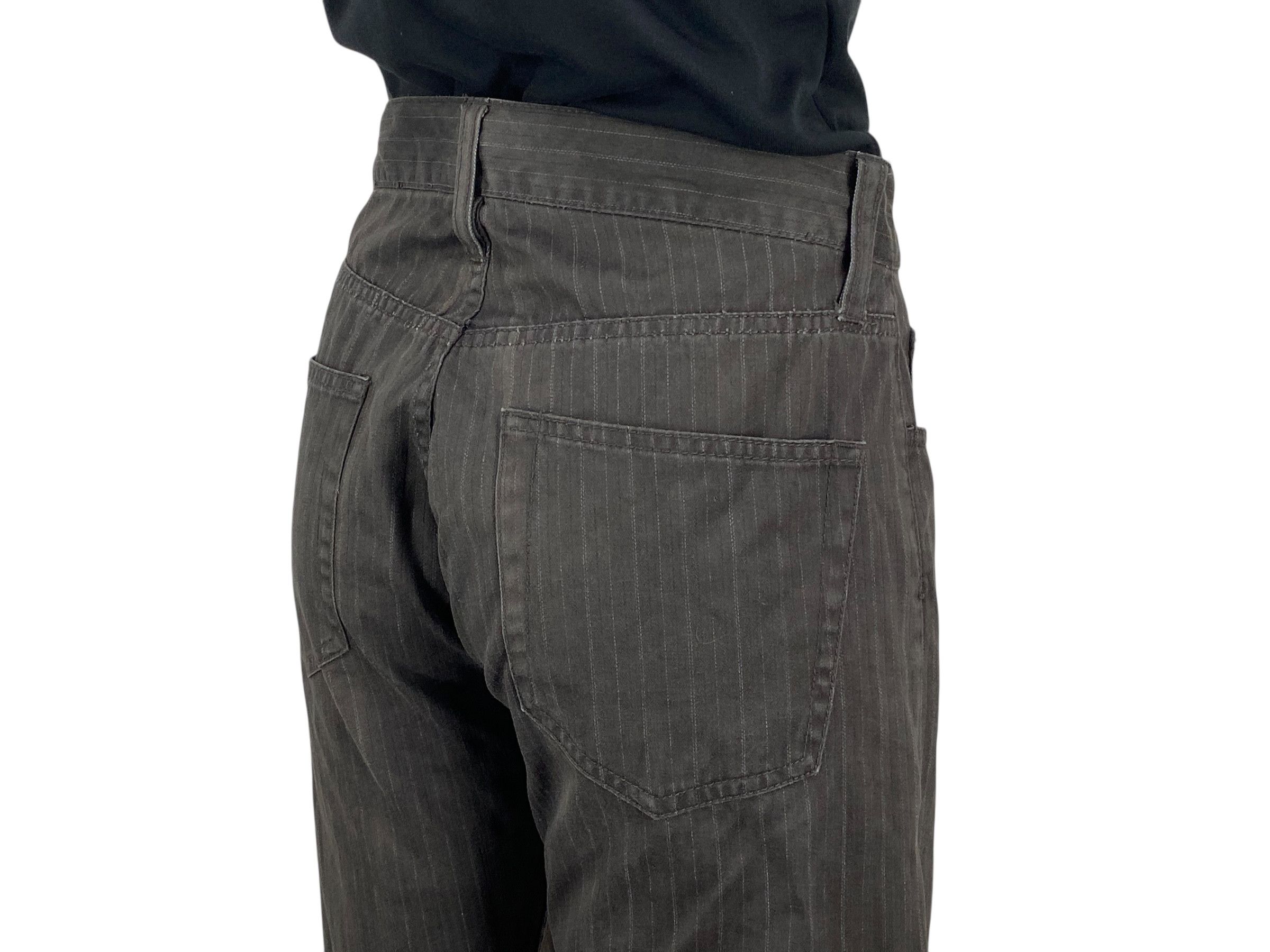 Japanese Brand Japanese Root Three Stripes Hickory Skateboard Jeans Size US 29 - 8 Thumbnail
