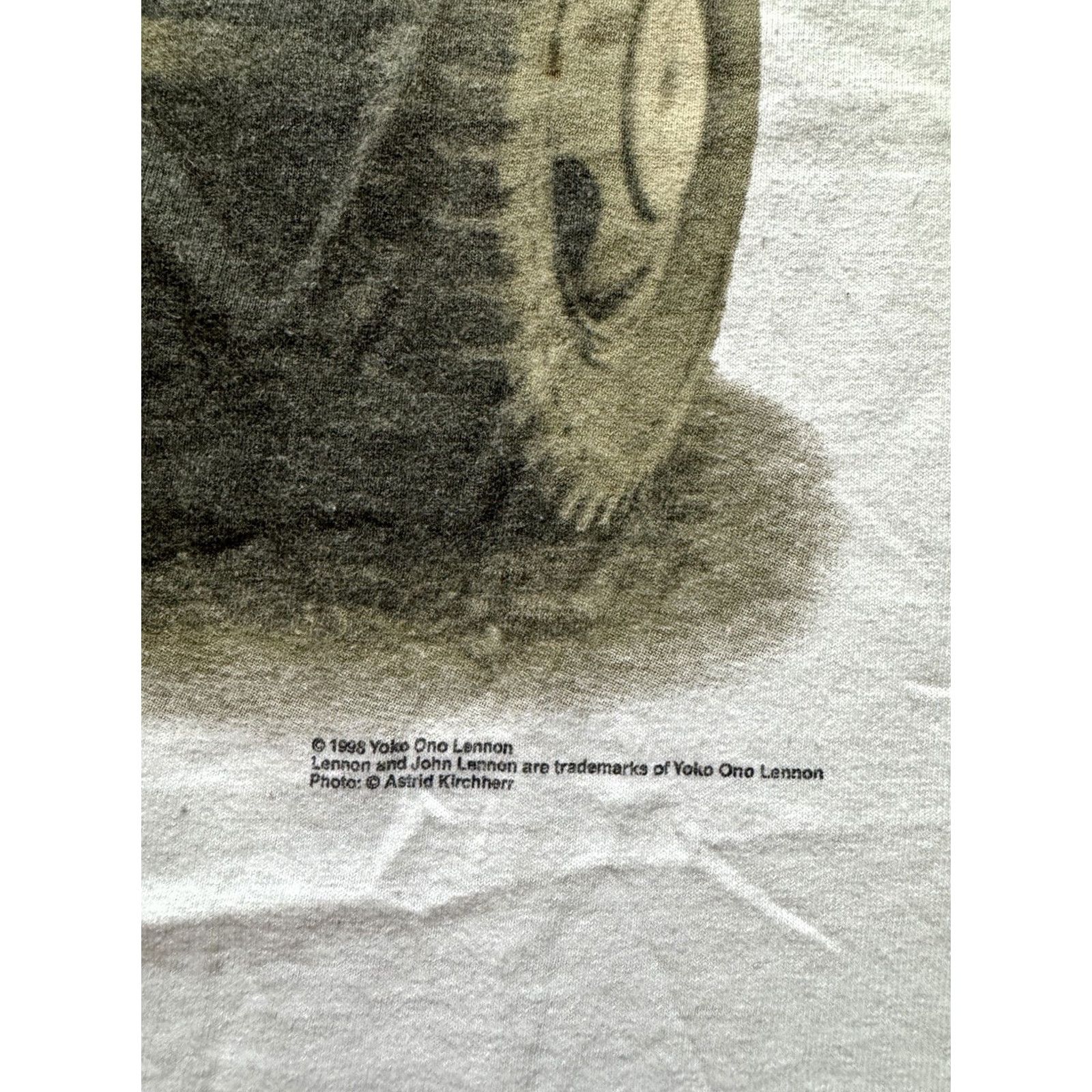 Vintage VINTAGE John Lennon 4EVER The Beatles T-shirt XL Men White Band 1998 Mens XL Size US XL / EU 56 / 4 - 3 Thumbnail