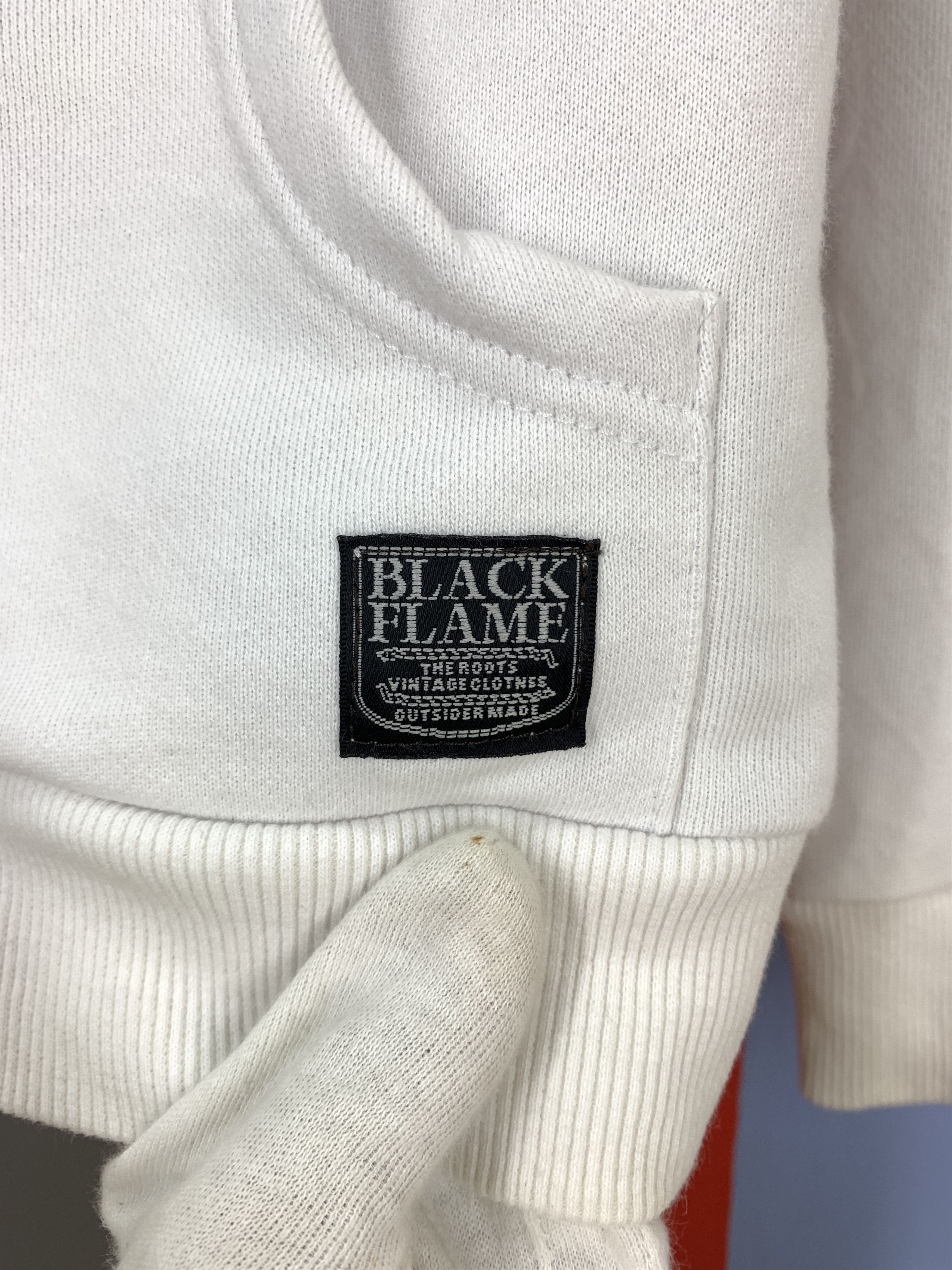 Japanese Brand BLACK FLAME THE ROOTS Rare Design Zipper Hoodie #2227/22 Size US S / EU 44-46 / 1 - 8 Thumbnail