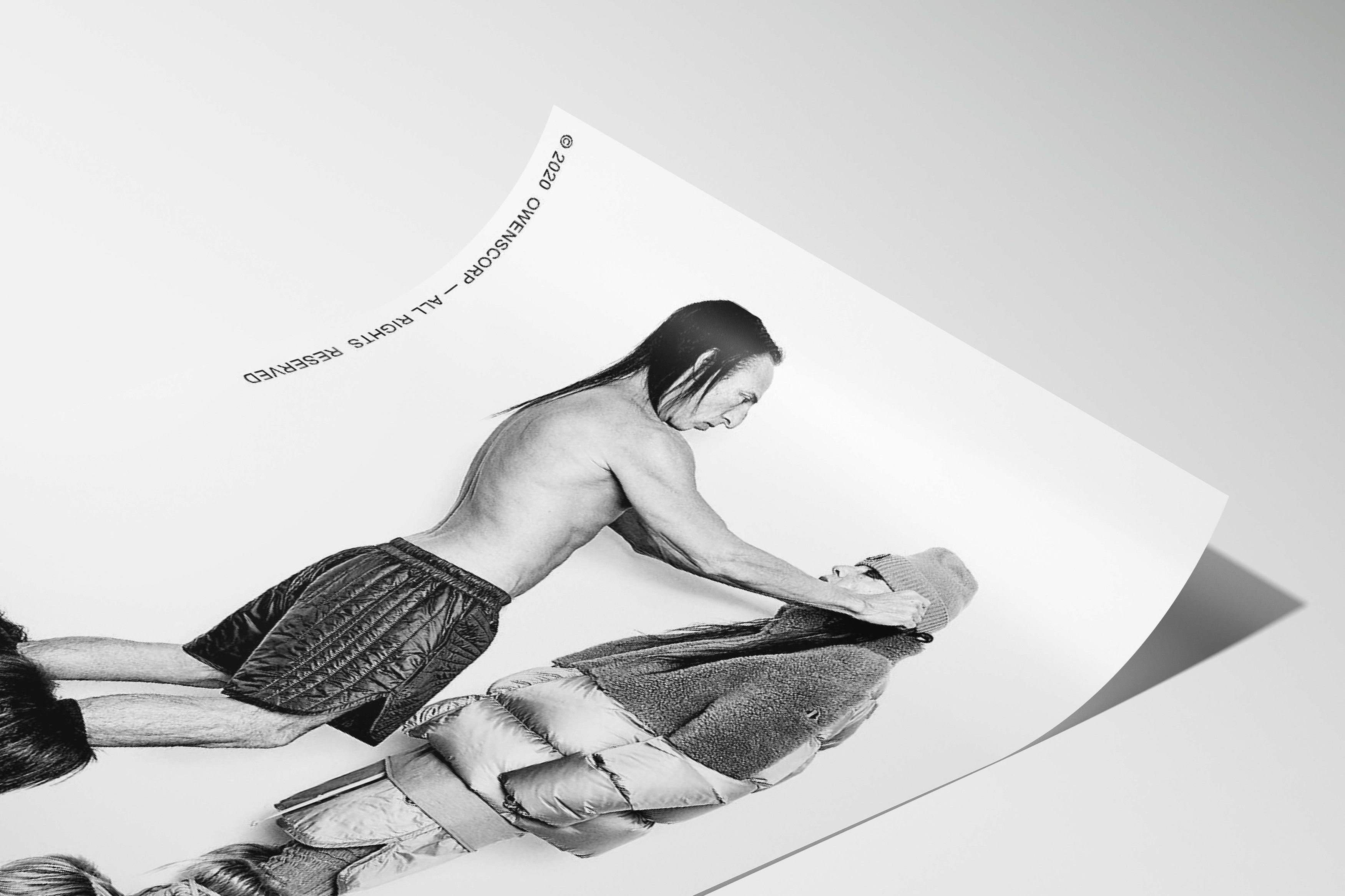 Rick Owens Rick Owens Poster Print Gift Vintage Archive Lookbook