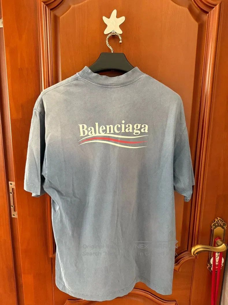 Balenciaga Balenciaga Coke Print Short Sleeve S. Size US S / EU 44-46 / 1 - 1 Thumbnail