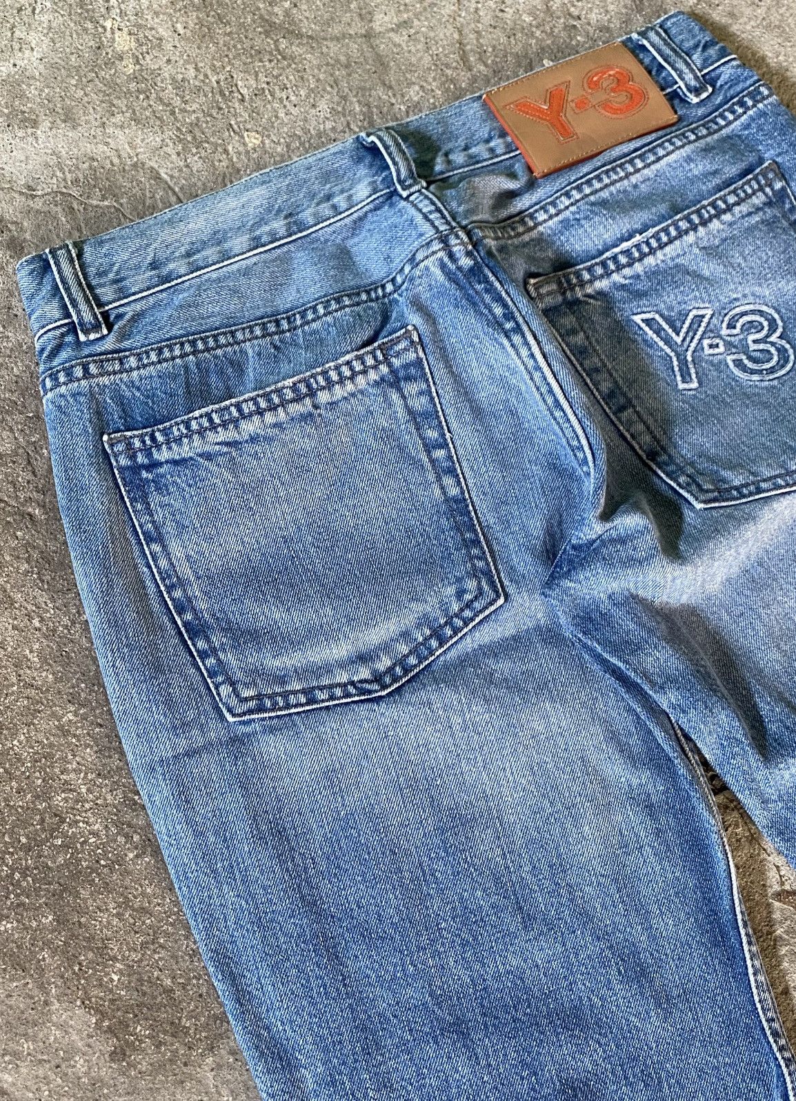 Yohji Yamamoto Y-3/Yohji Yamamoto - ‘06 Boot Cut Jeans Size US 28 / EU 44 - 2 Thumbnail