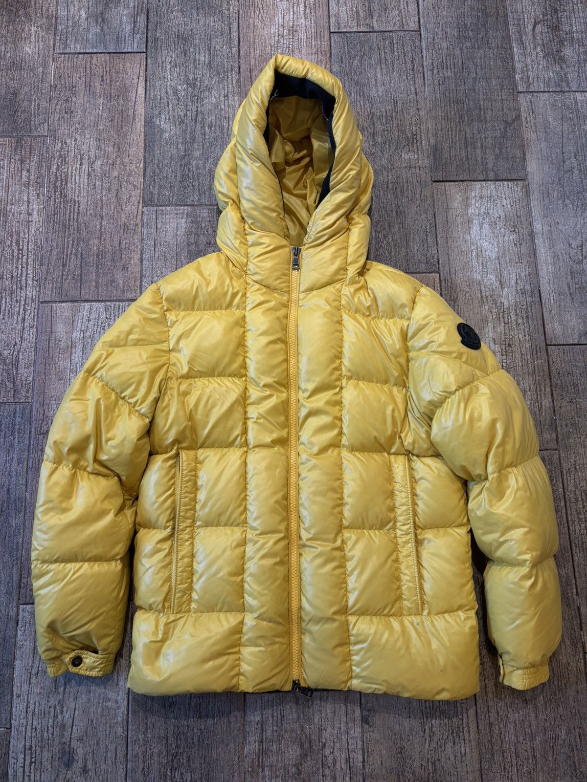 Moncler $1750 Yellow Dougnac Giubbotto Puffer Jacket Size US M / EU 48-50 / 2 - 1 Thumbnail