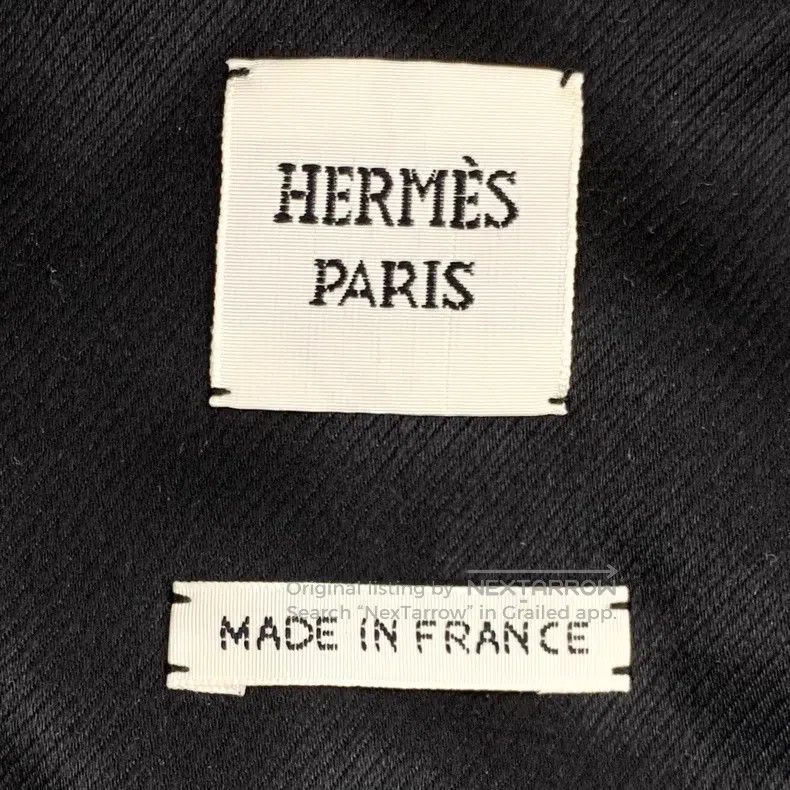 Hermes Hermes Black Polka Dot Pattern Printed Silk Collar Zip Lon Size XS / US 0-2 / IT 36-38 - 5 Thumbnail