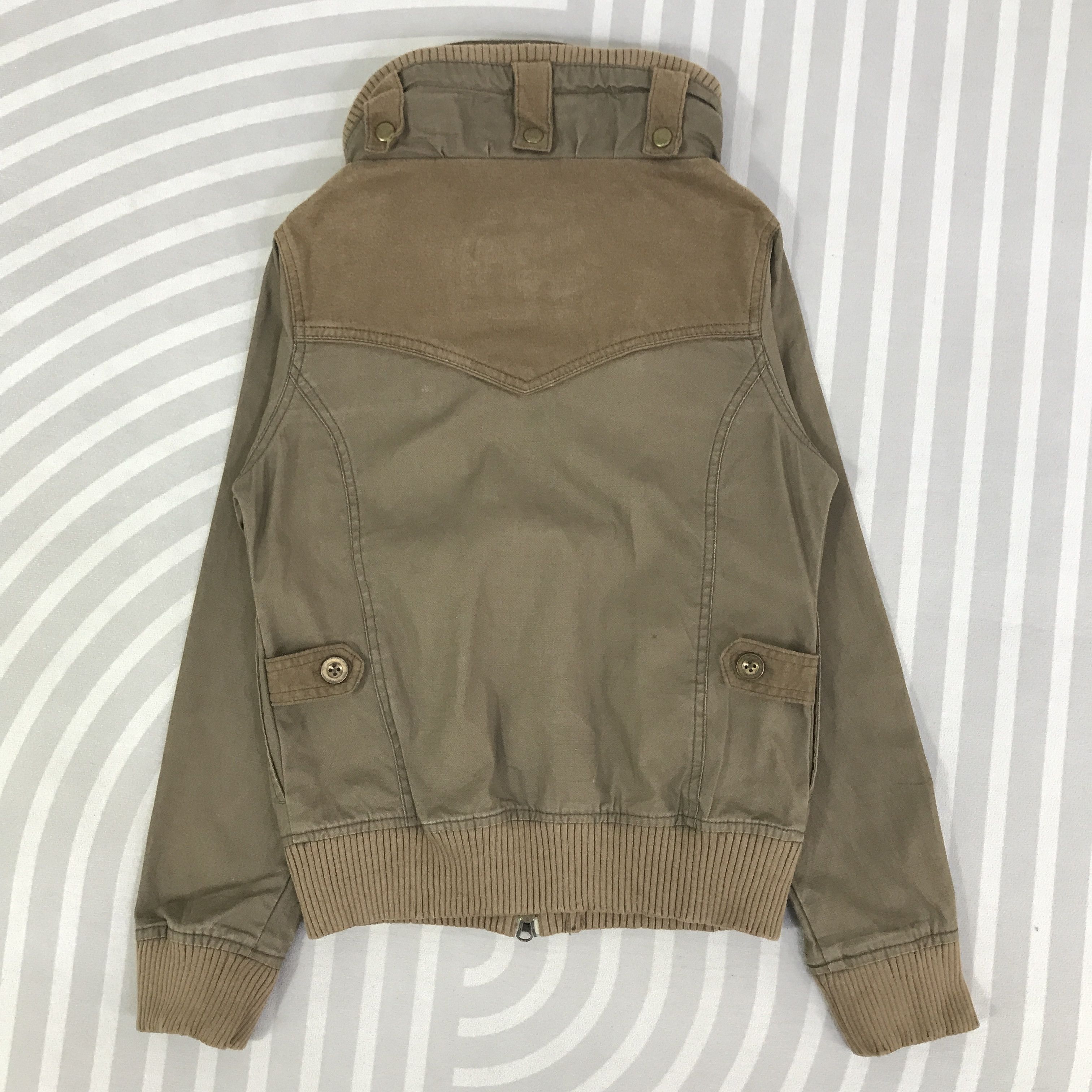 Japanese Brand Vintage Bono Design Back Number Military Jacket K70B25 Size US XXS / EU 40 - 3 Thumbnail