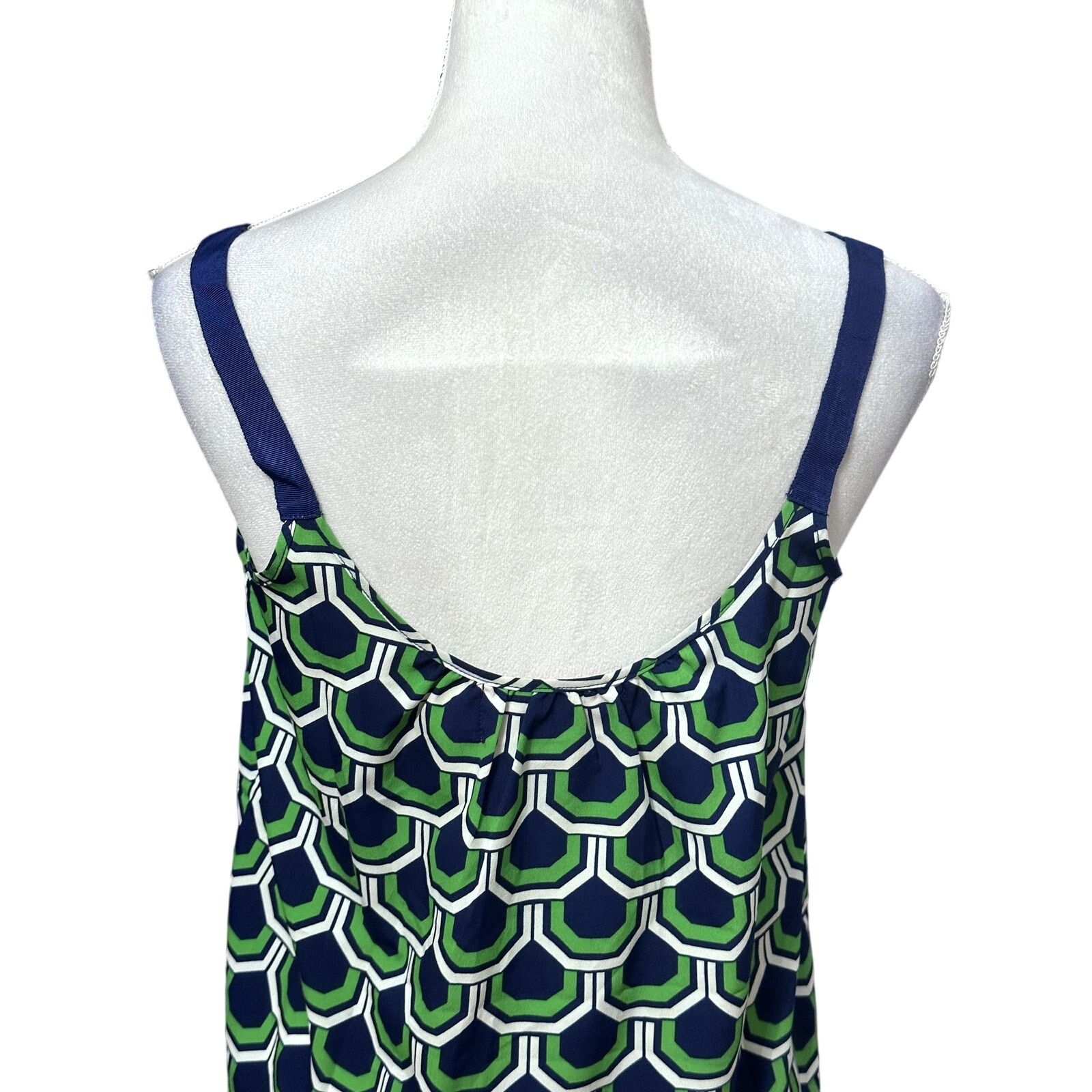 Other Macbeth Collection TopTank Geometric Sleeveless Green BlueXS Size XS / US 0-2 / IT 36-38 - 5 Thumbnail