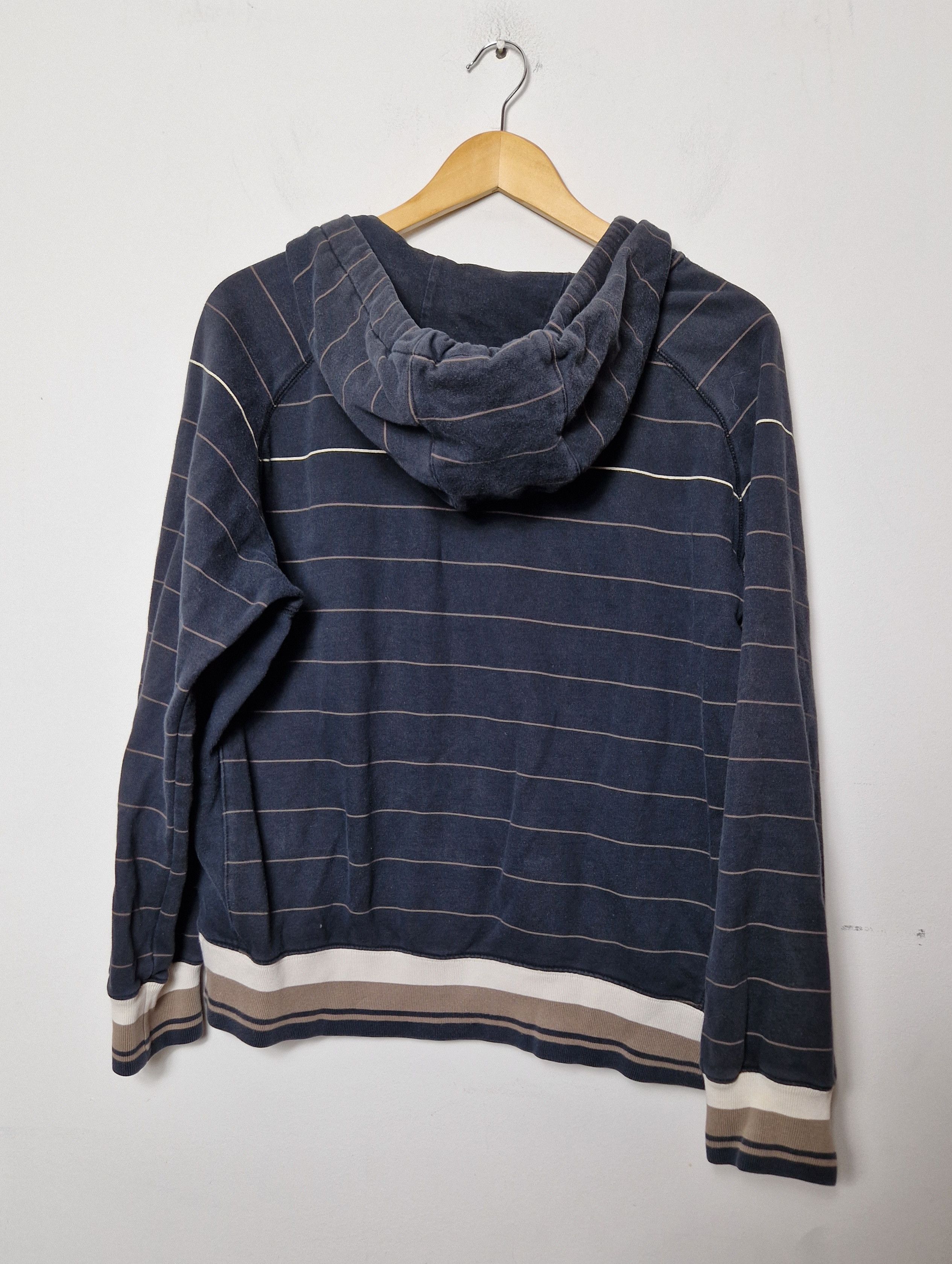 Japanese Brand × Nike × Vintage Nike vintage y2k striped zip hoodie Size US M / EU 48-50 / 2 - 3 Thumbnail