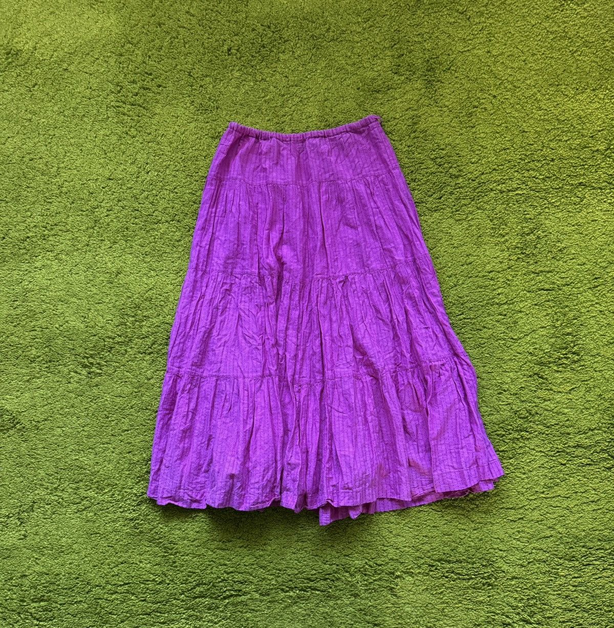 Designer Gudrun Sjoden avant garde pink maxi skirt Size 26" / US 2 / IT 38 - 2 Thumbnail