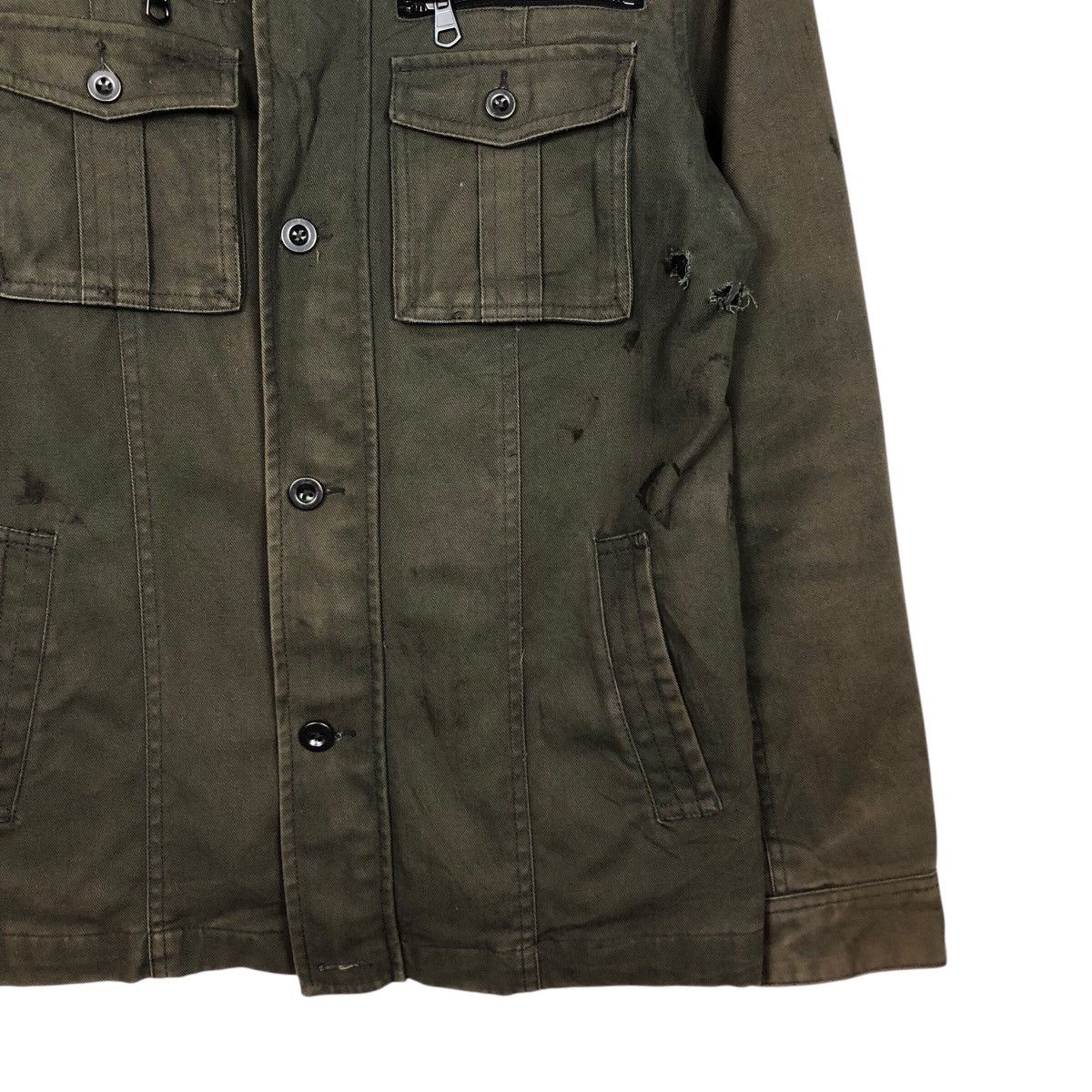 Hysteric Glamour 📌Vintage Biker Jacket In The Attic Military Multi Pocket Size US L / EU 52-54 / 3 - 6 Thumbnail