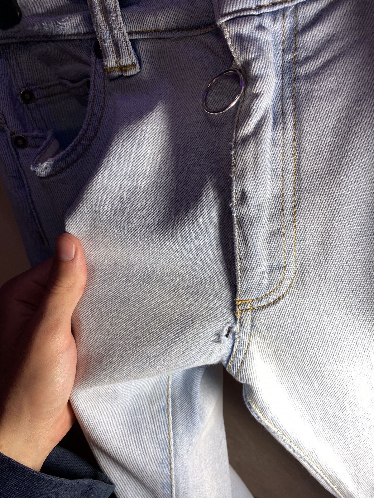 Off-White OFF-WHITE DENIM PANTS JEANS Size US 33 - 12 Thumbnail