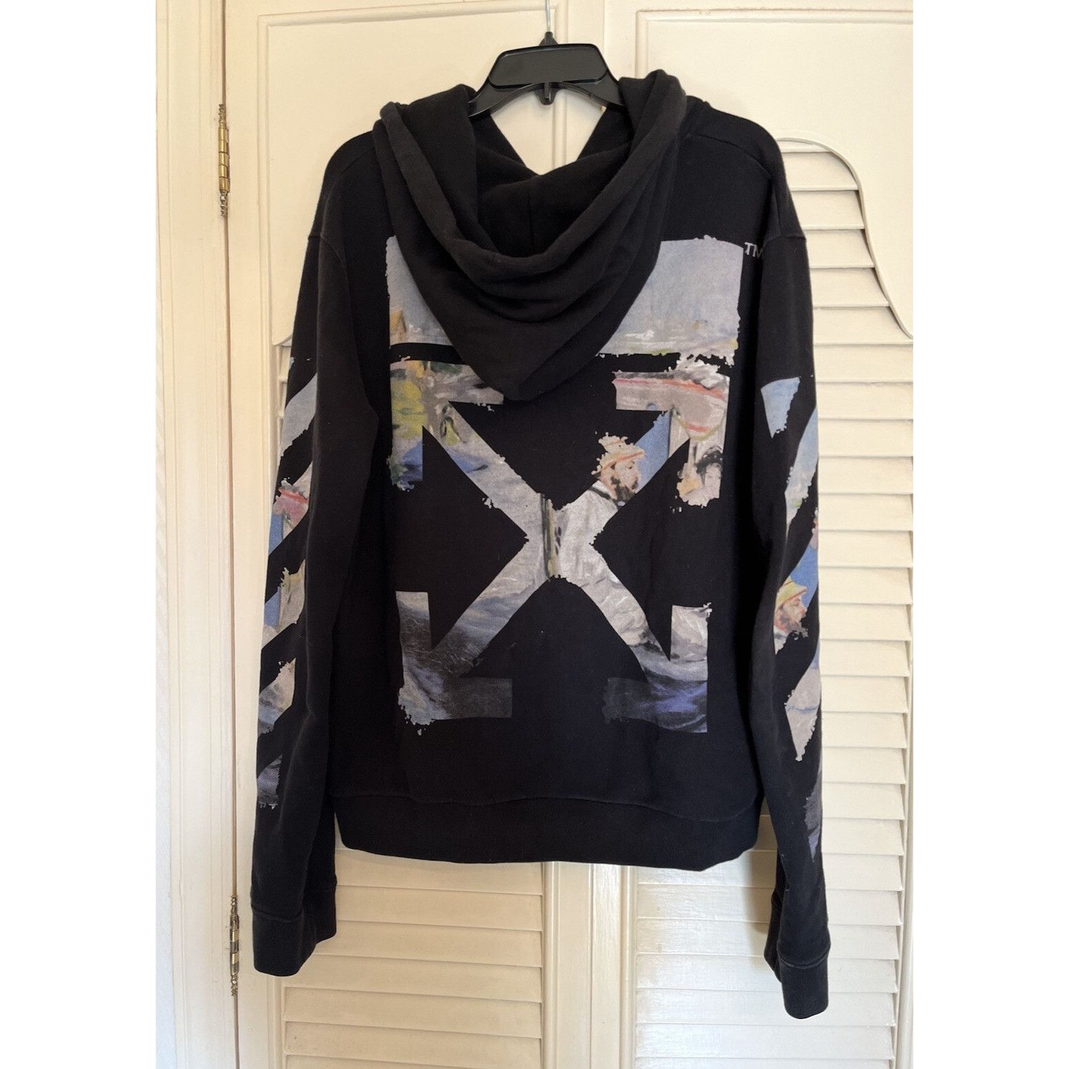 Off-White Off-White SS19 Impressionism Monet Arrow Sweatshirt Hoodie V Size US XL / EU 56 / 4 - 9 Thumbnail
