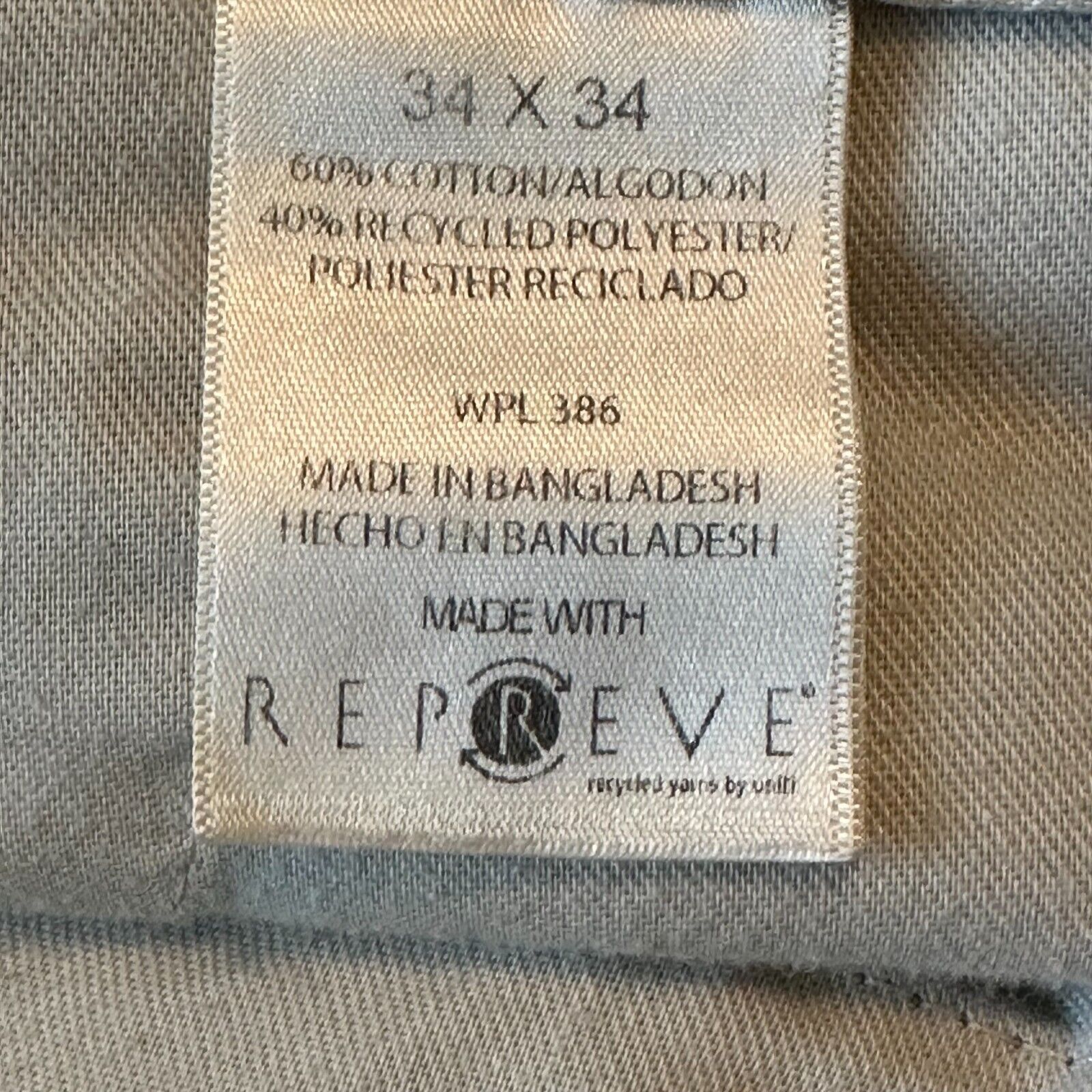 Other LIFE KHAKI-Haggar-Pants Mens 34X34Relaxed Straight Leg KHAKI Size US 34 / EU 50 - 10 Thumbnail