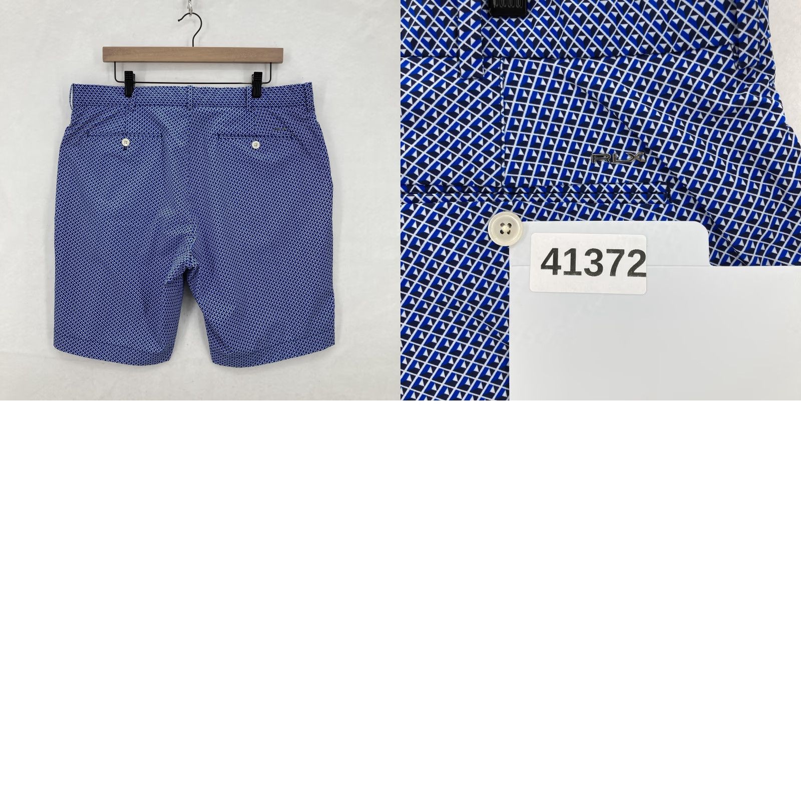 RLX Ralph Lauren RLX Ralph Lauren Shorts Mens 36 Blue Golf Performance Stretch Geometric Print Size US 36 / EU 52 - 9 Thumbnail