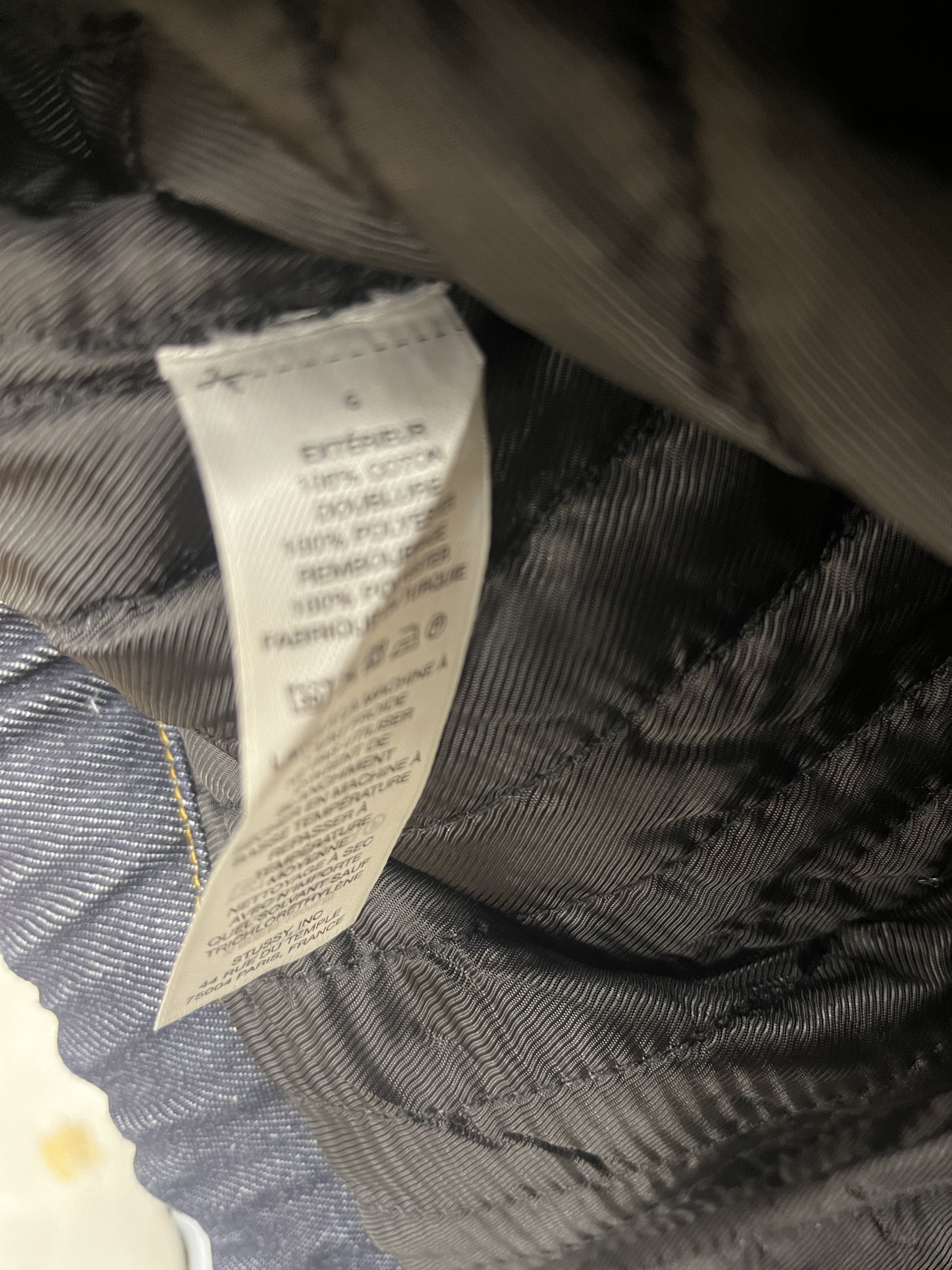 Stussy INSULATED WORK JACKET RAW DENIM Size US L / EU 52-54 / 3 - 9 Thumbnail