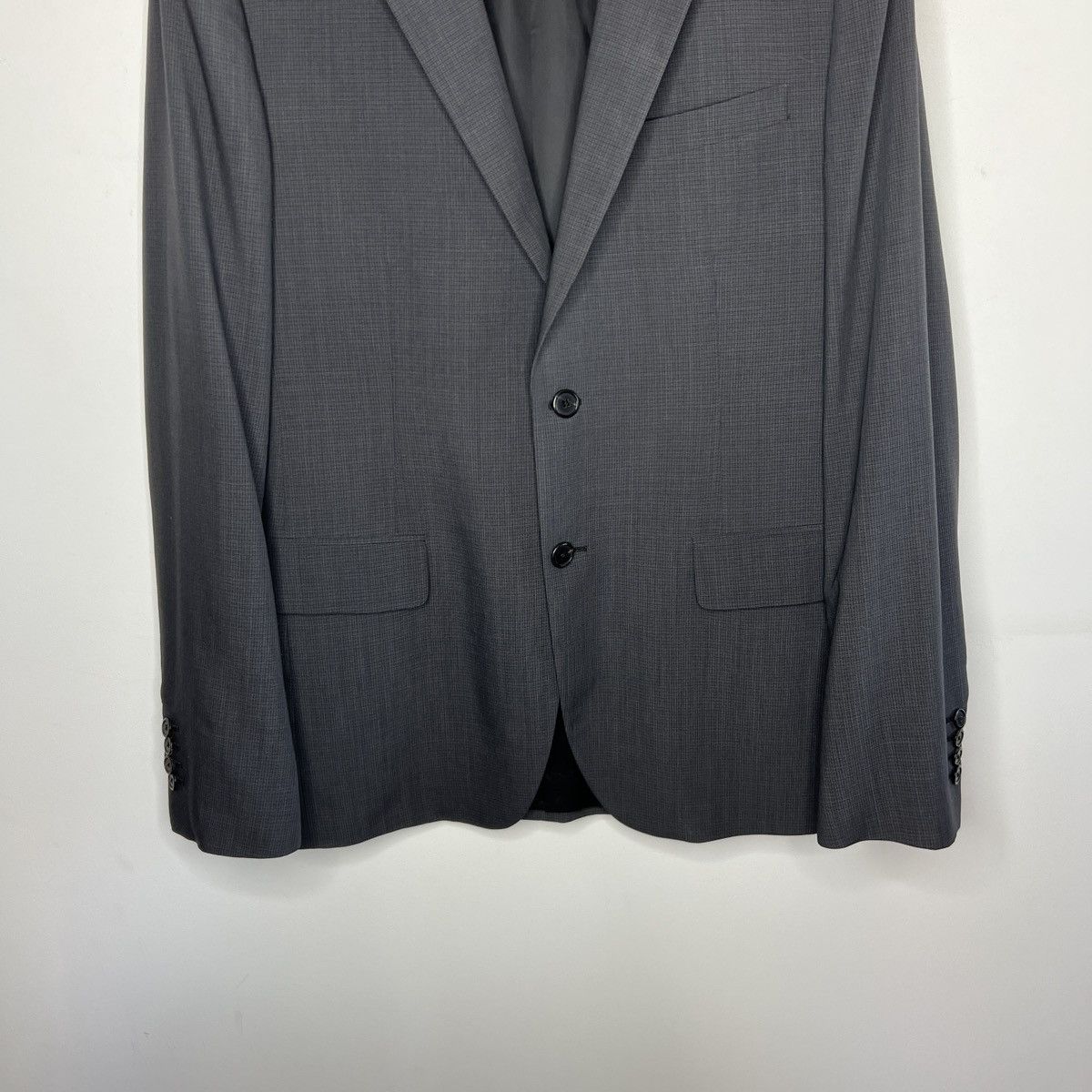 Prada Prada Black Wool Silk 2 Buttons Classic Blazer Light Jacket Size US M / EU 48-50 / 2 - 5 Thumbnail