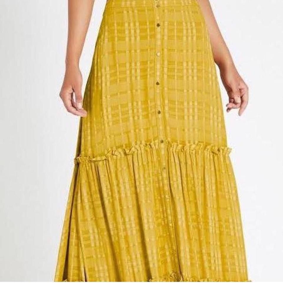 Other ✨ Sold Out Sass & Bide Mustard Maxi Skirt ✨ Size 30" / US 8 / IT 44 - 6 Thumbnail