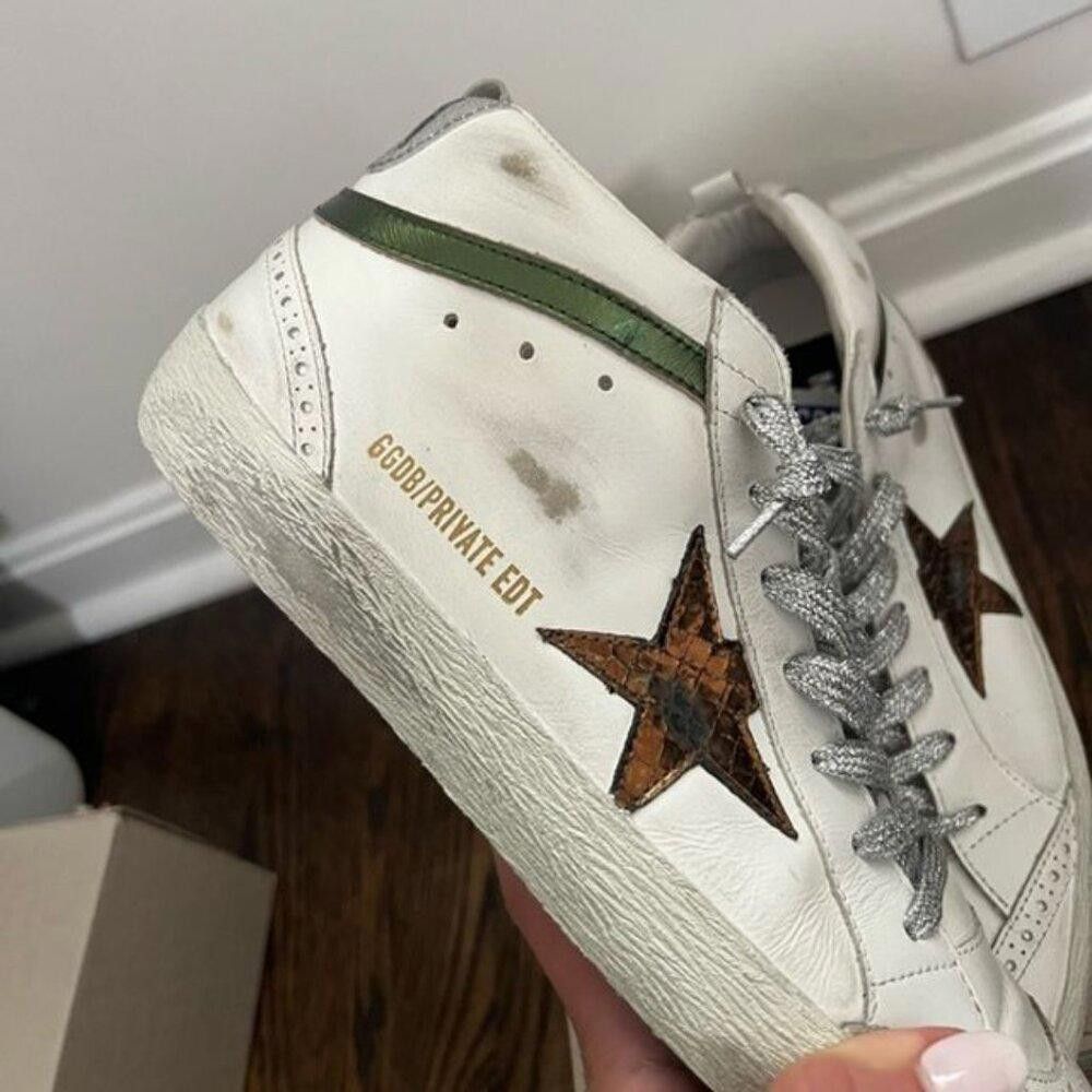 Golden Goose NWT Golden Goose Mid Star Sneakers White Size US 11 / IT 41 - 2 Thumbnail