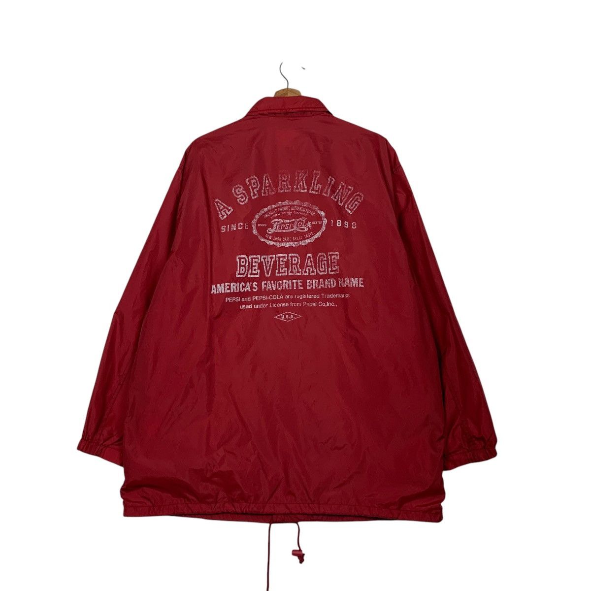 Pepsi Vintage PEPSI COLA Coach Jacket #2384-C107 Size US L / EU 52-54 / 3 - 7 Thumbnail