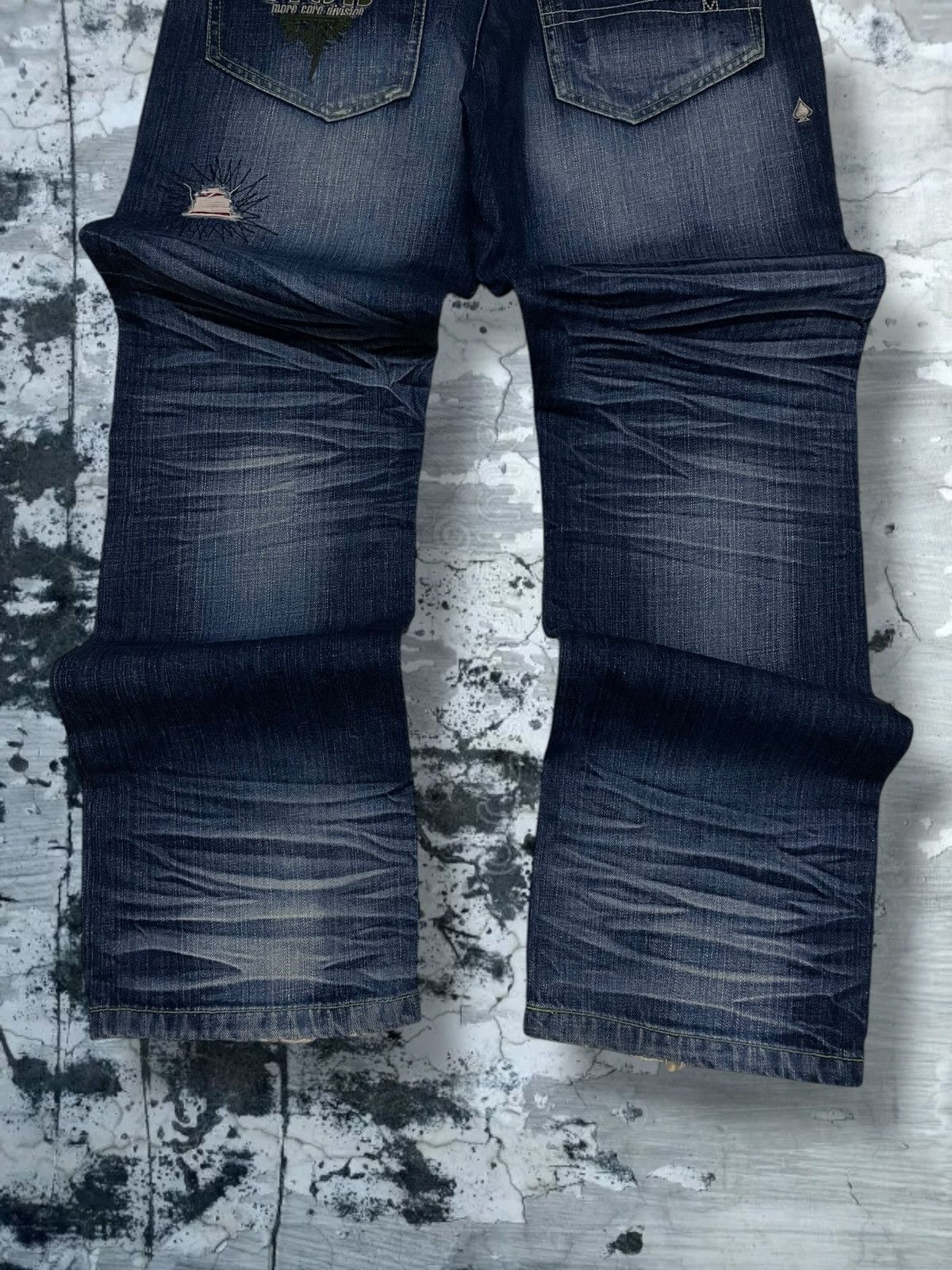 Hysteric Glamour Rare VTG 1990s Designer More Core Division Distressed Denim Size US 32 / EU 48 - 12 Thumbnail