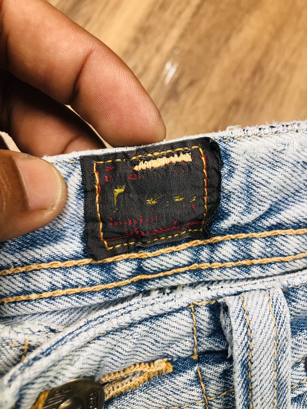 Lee Lee Distressed Jeans (35) Size US 30 / EU 46 - 10 Thumbnail