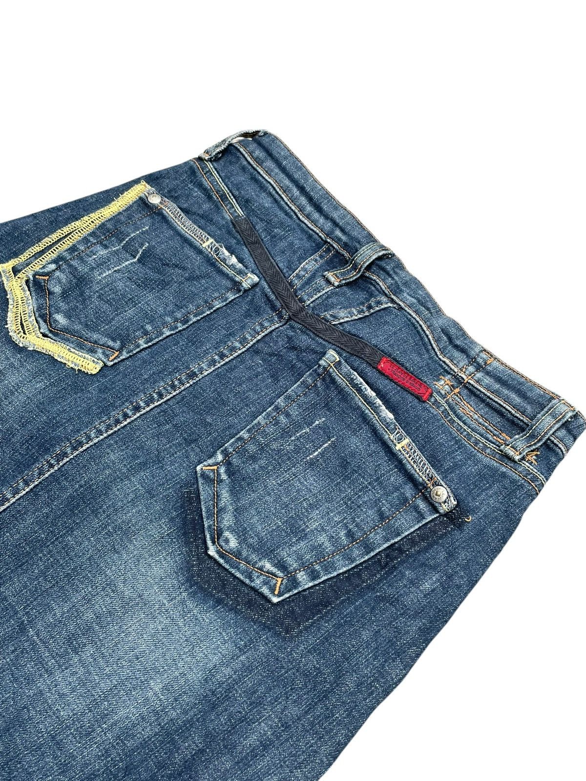Designer Vintage Marithe Francois Girbaud Le Jean De Size 26" / US 2 / IT 38 - 6 Thumbnail