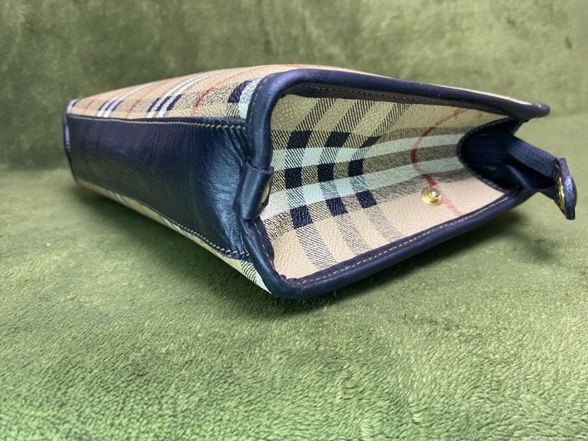 Burberry Vintage BURBERRY nova check clutch bag canvas leather Size ONE SIZE - 14 Thumbnail